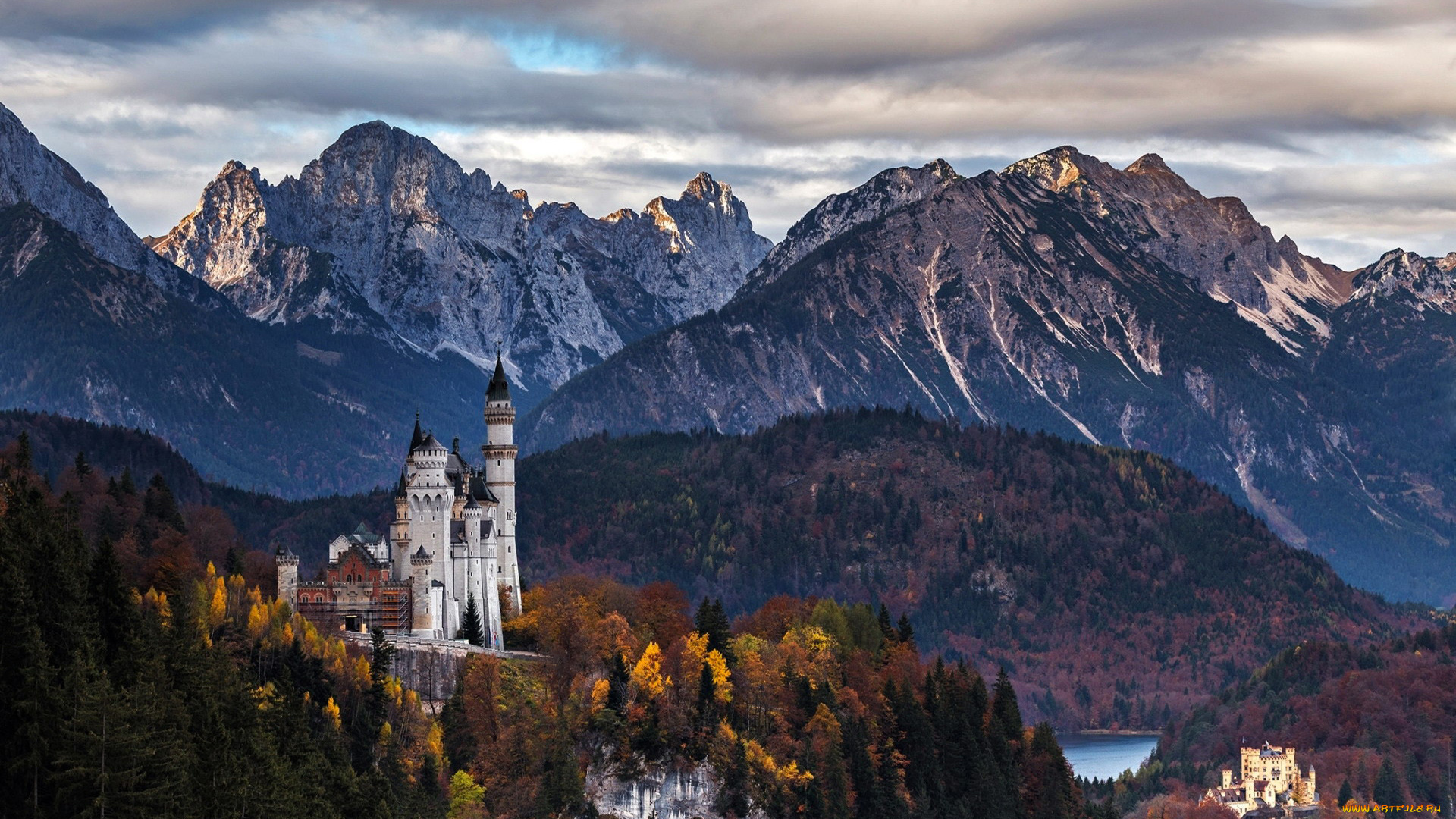 neuschwanstein, castle, города, замок, нойшванштайн, , германия, neuschwanstein, castle