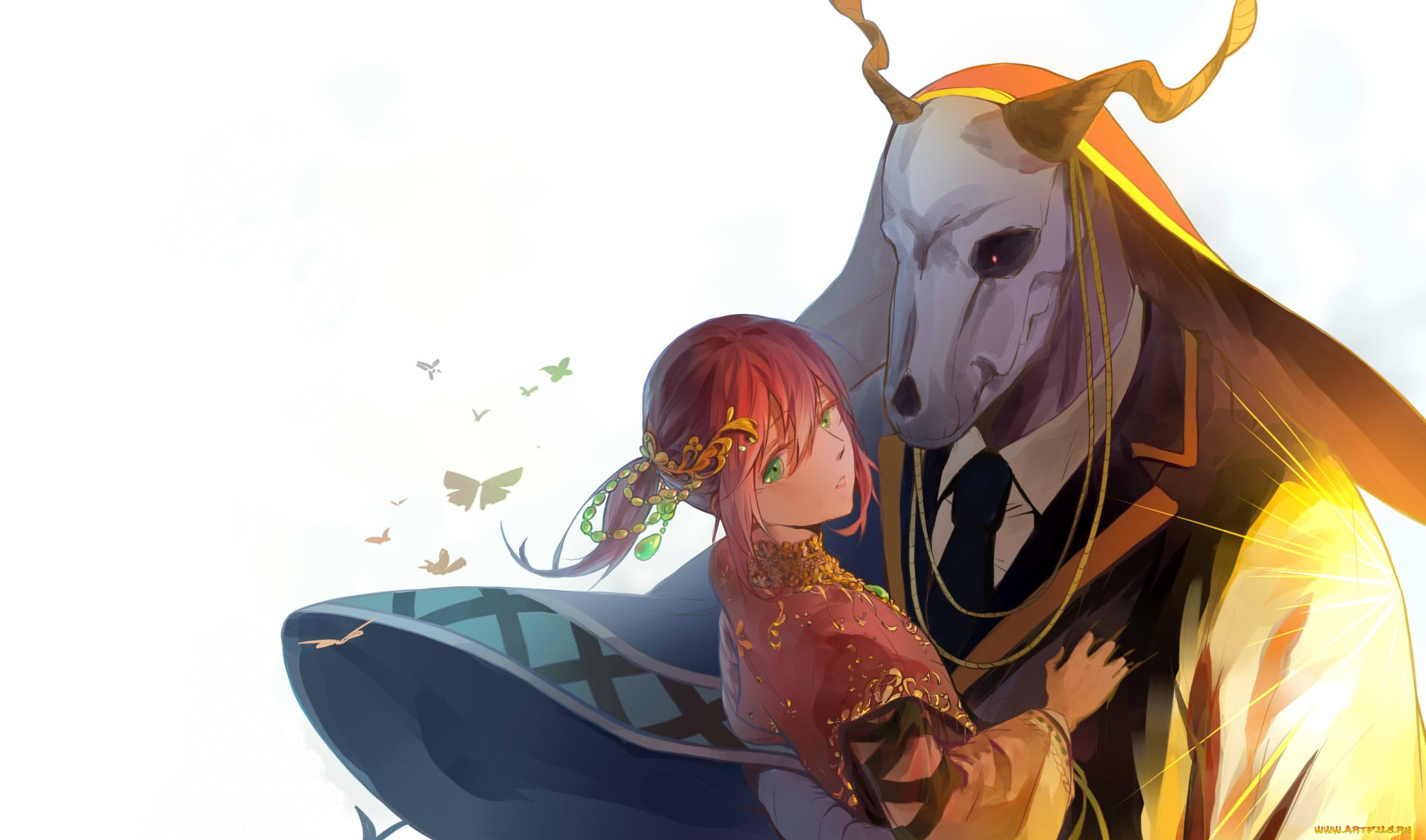 аниме, mahou, tsukai, no, yome, невеста, чародея