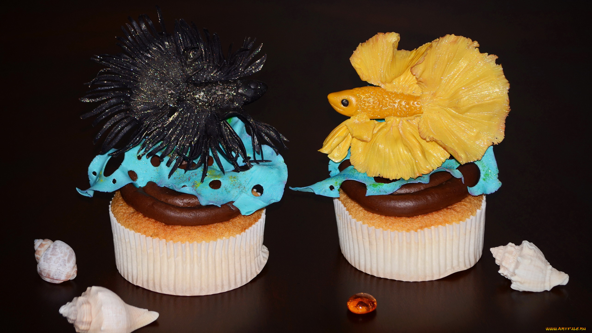 еда, пирожные, , кексы, , печенье, оригинальные, ракушки