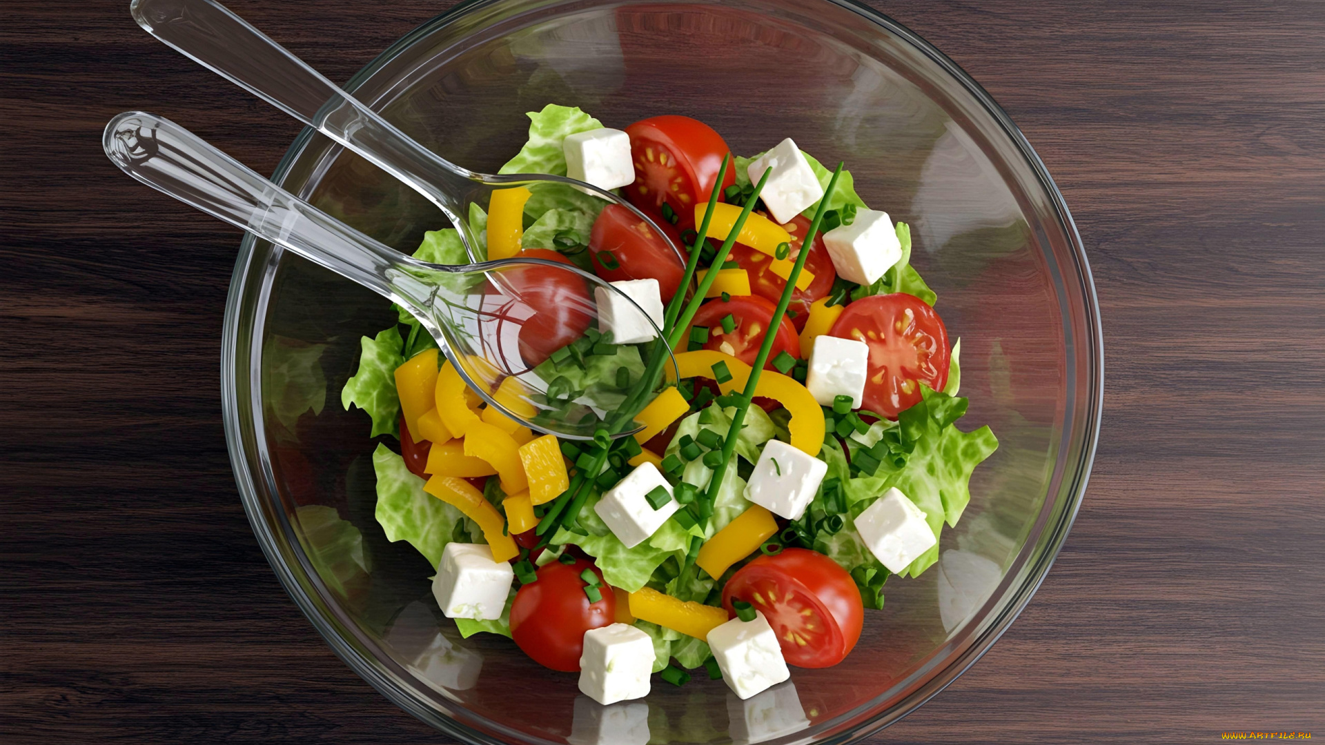 3д, графика, еда-, food, салат