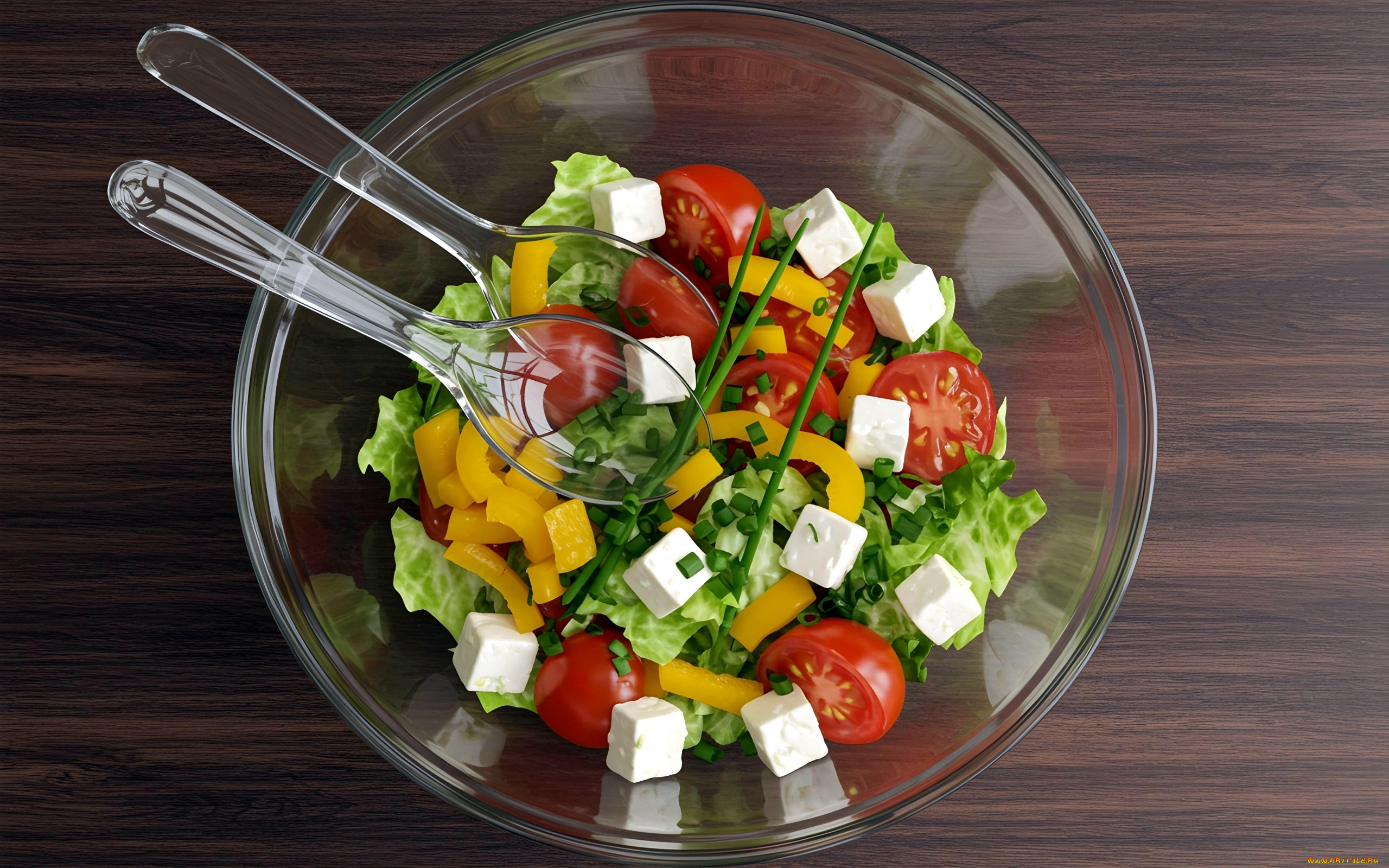 3д, графика, еда-, food, салат