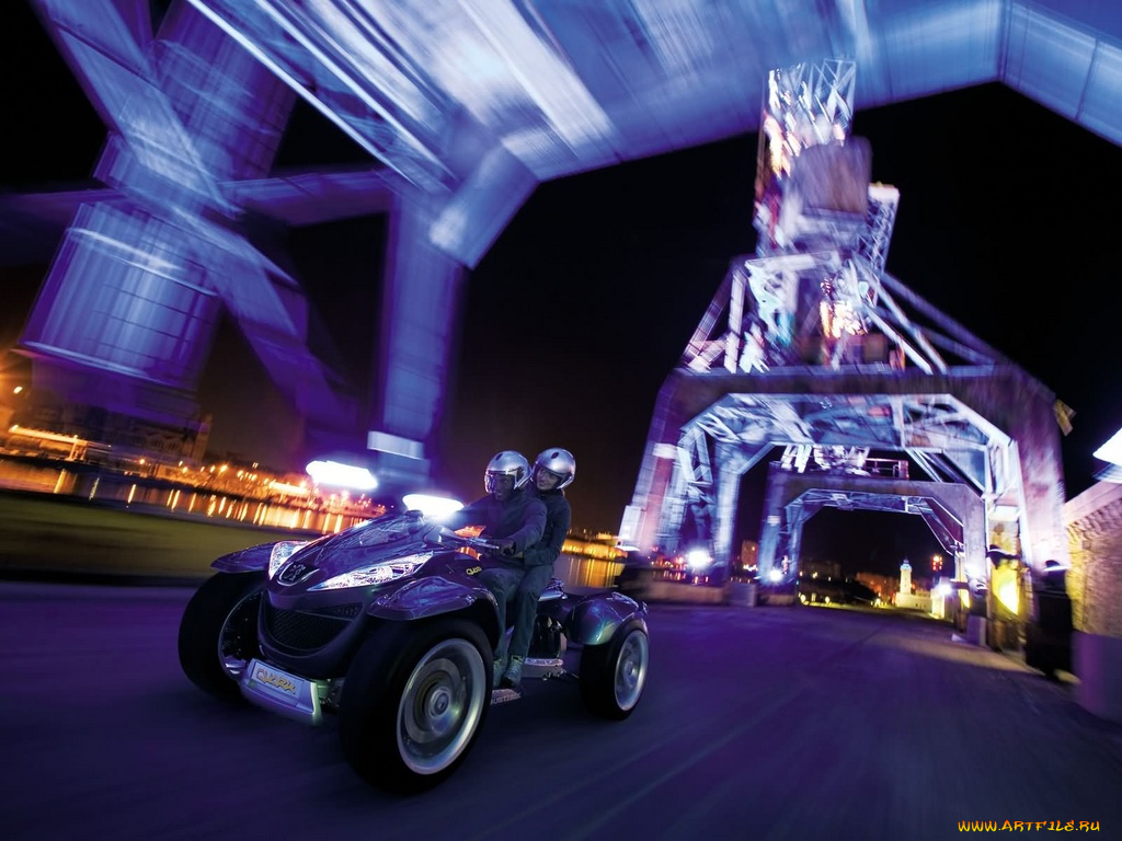 peugeot, quark, concept, мотоциклы, квадроциклы