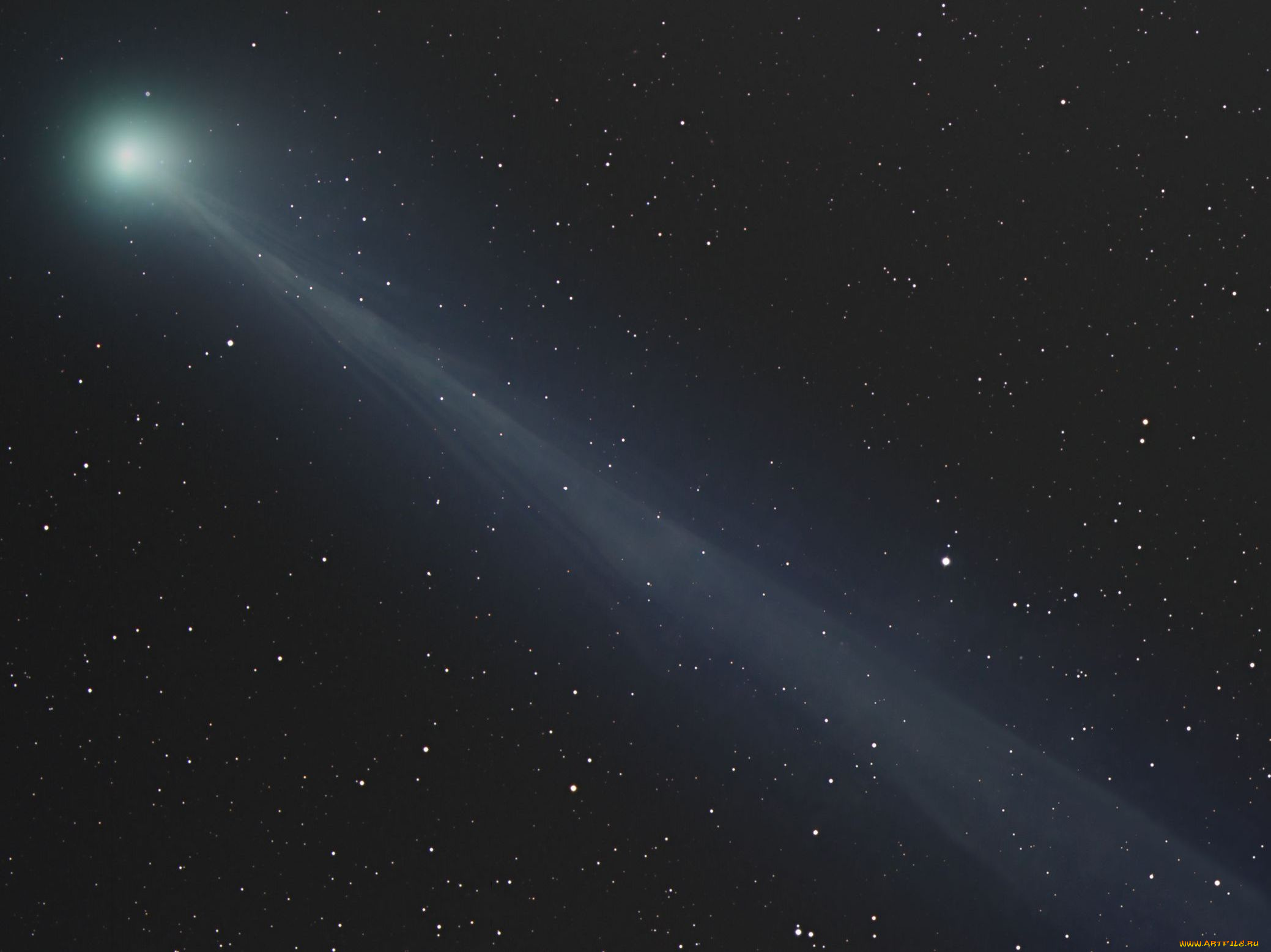 опять, комета, swan, космос, кометы, метеориты