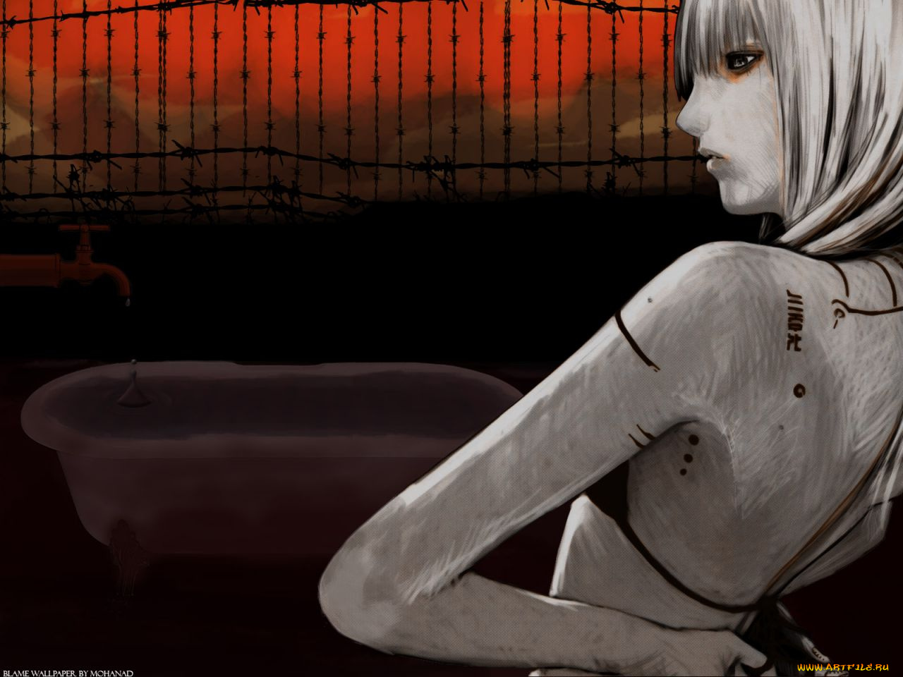 аниме, blame