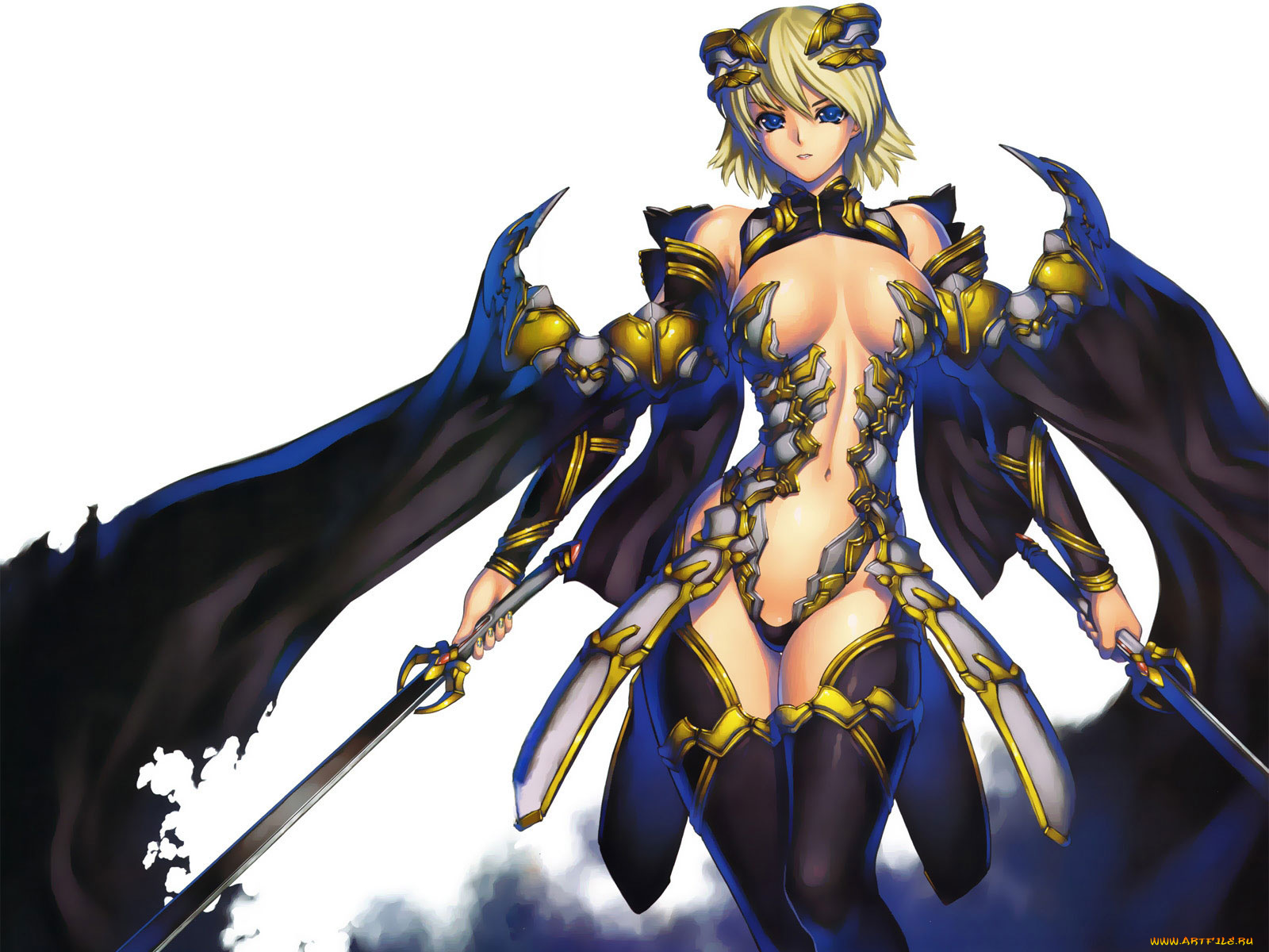 аниме, weapon, blood, technology