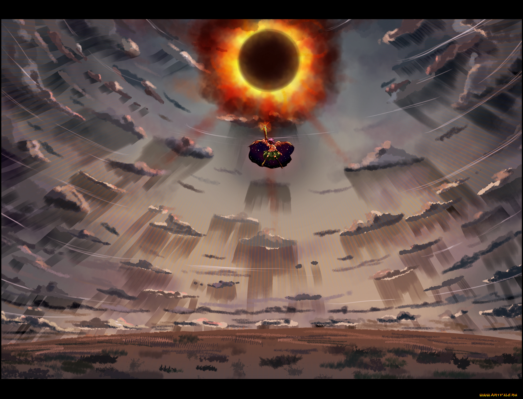 аниме, touhou, уцухо