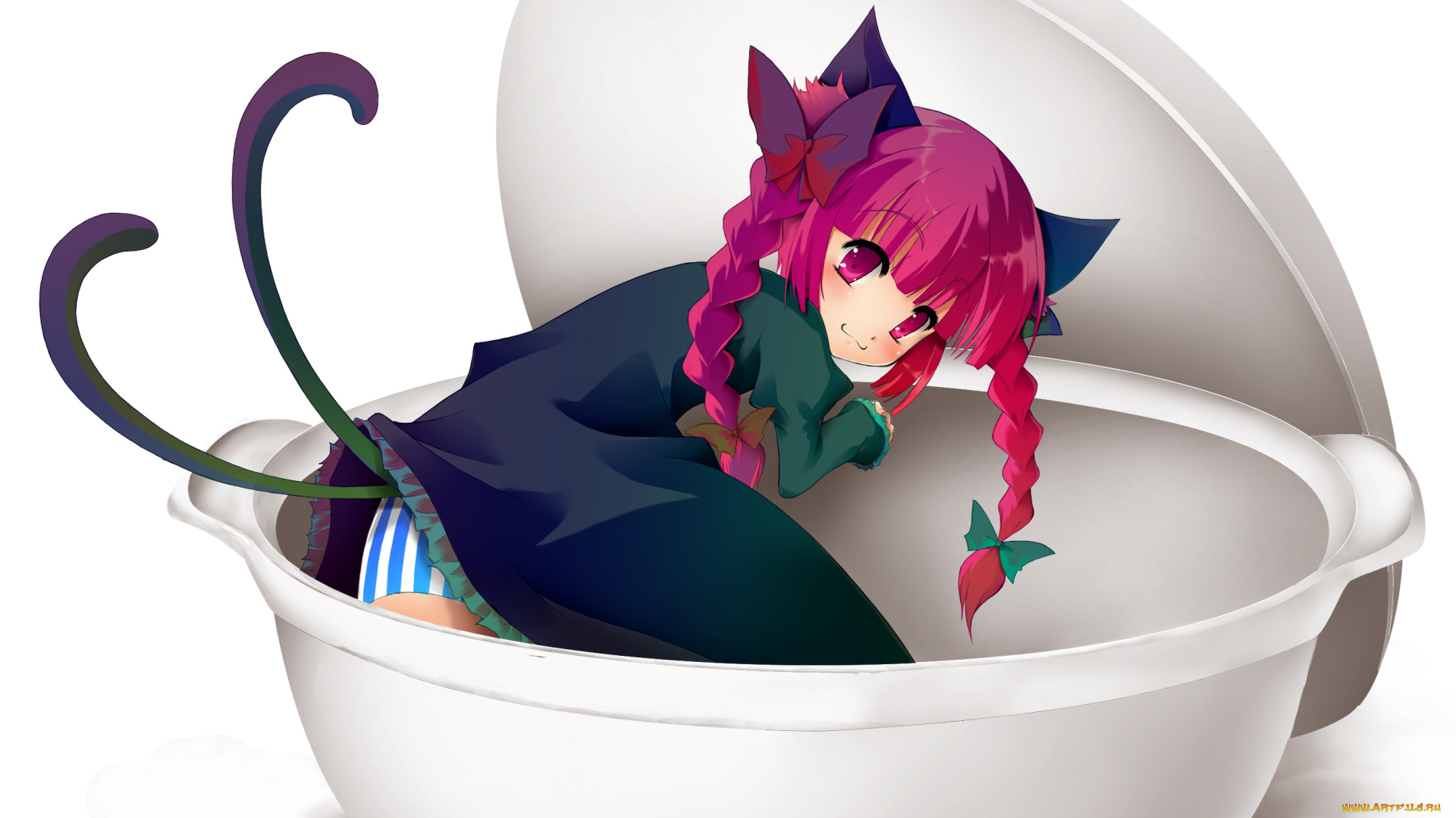 аниме, touhou, Чен