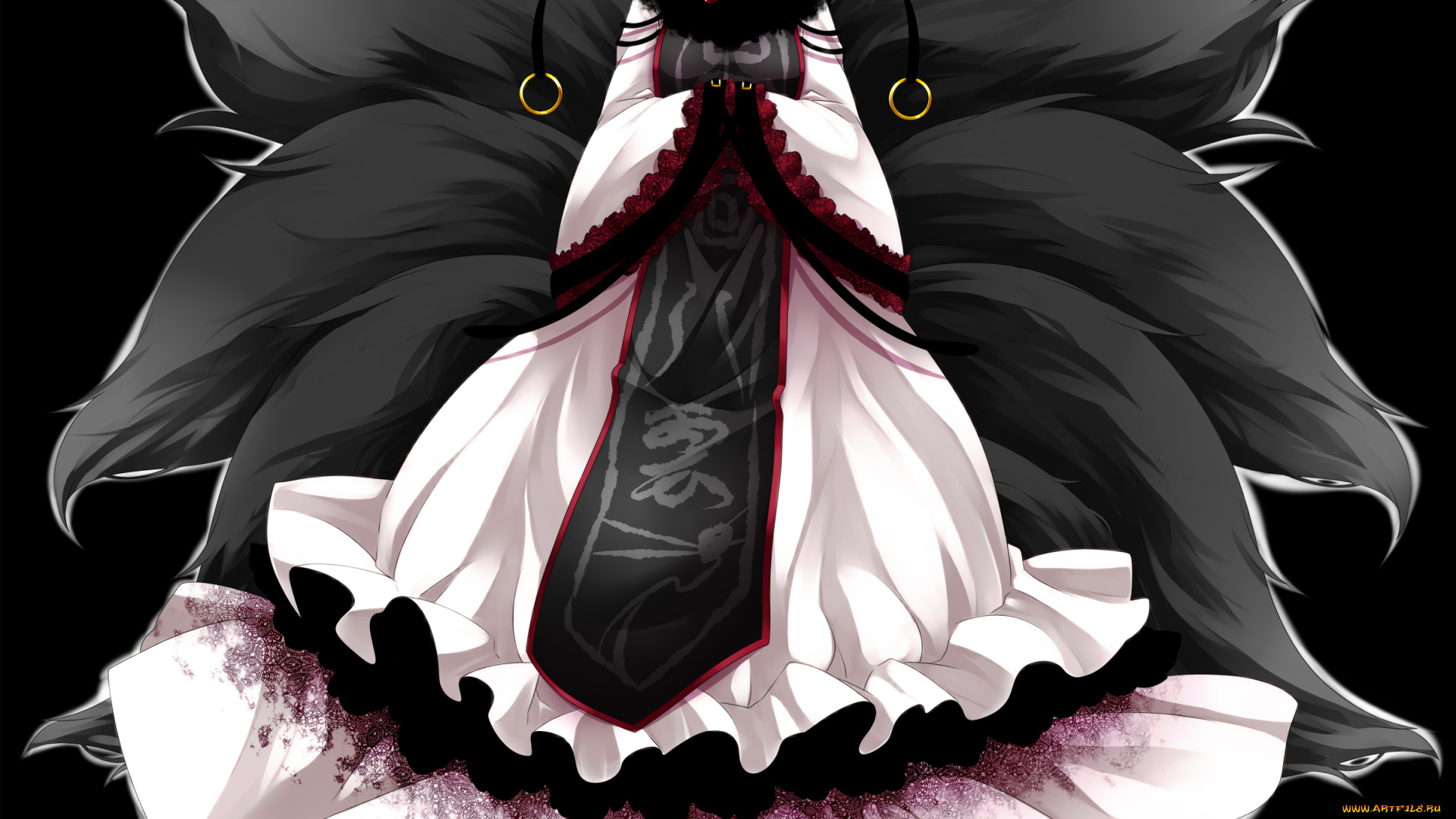 аниме, touhou, ран