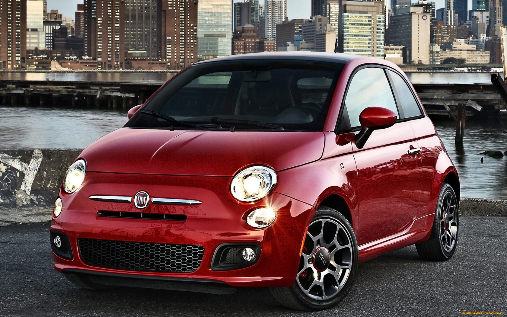автомобили, fiat, город