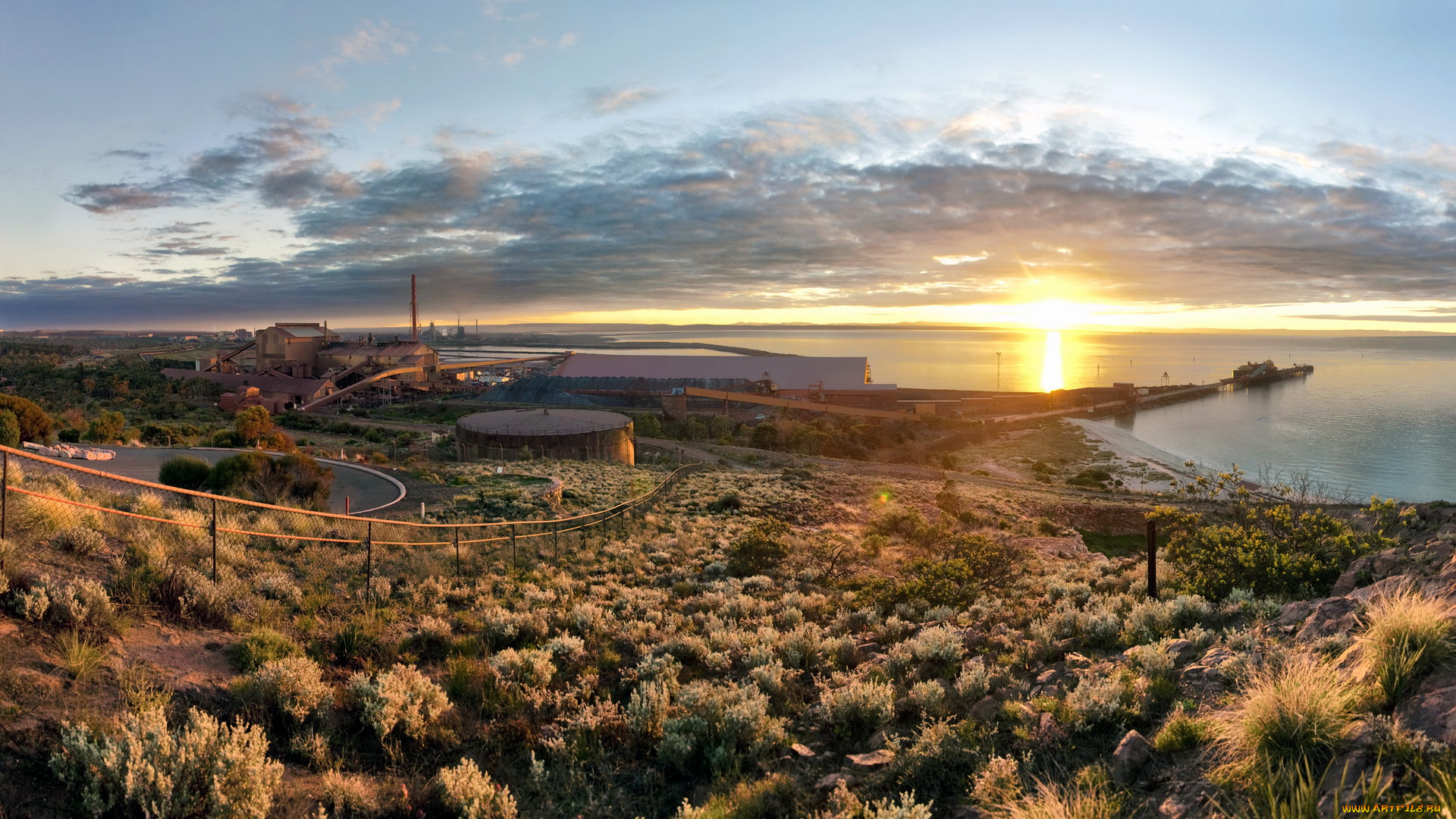 австралия, уайалла, природа, восходы, закаты, закат