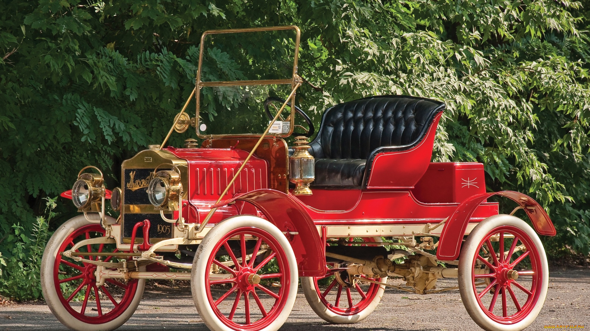 автомобили, классика, автомобиль, дорога, деревья