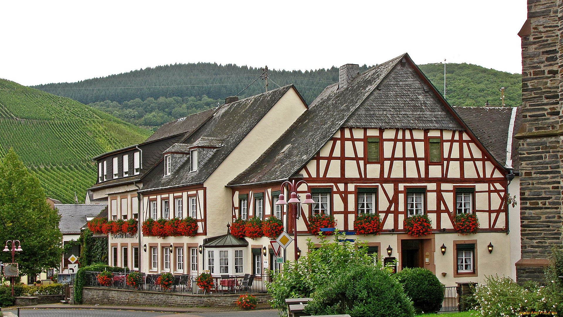 германия, фельденц, города, здания, дома, улица