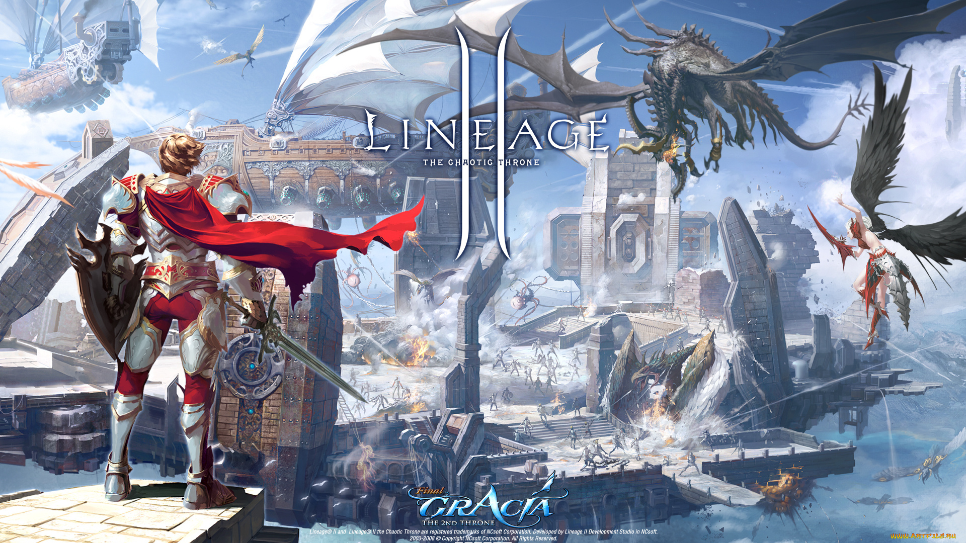 lineage, ll, the, chaotic, throne, gracia, видео, игры, ii, throne-