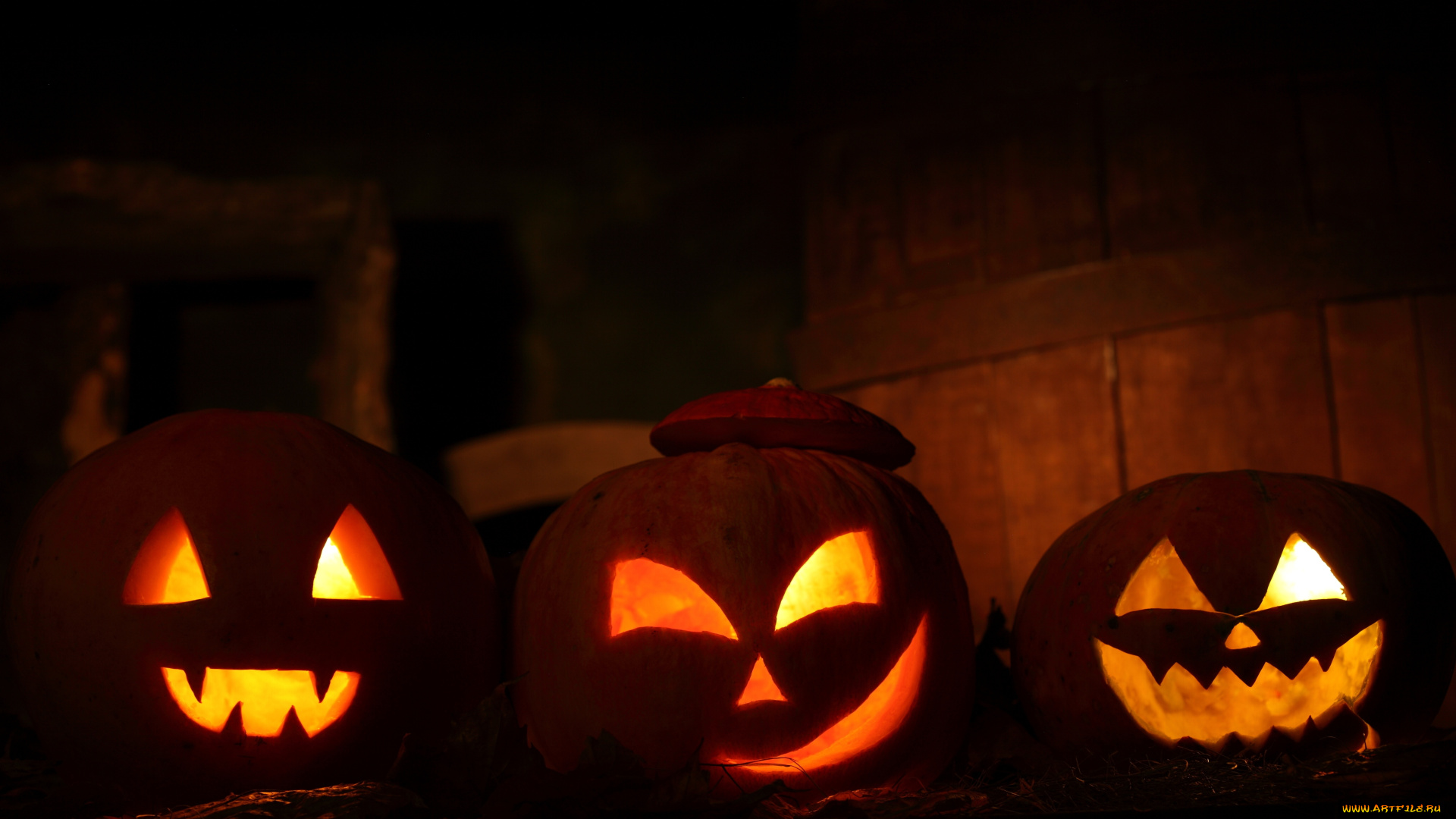 праздничные, хэллоуин, тыквы