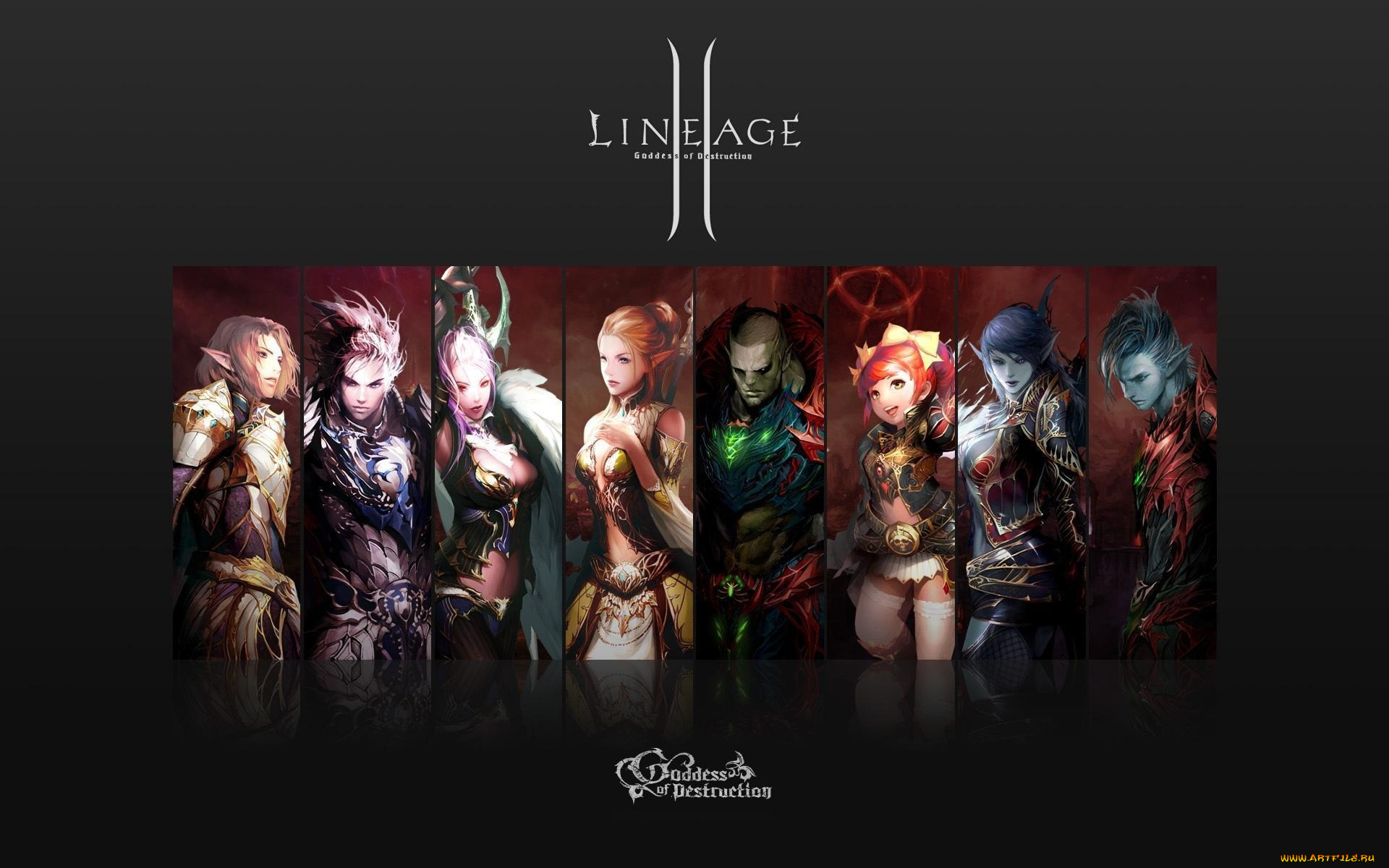 lineage, goddes, of, destruction, видео, игры, ii, goddess, 2