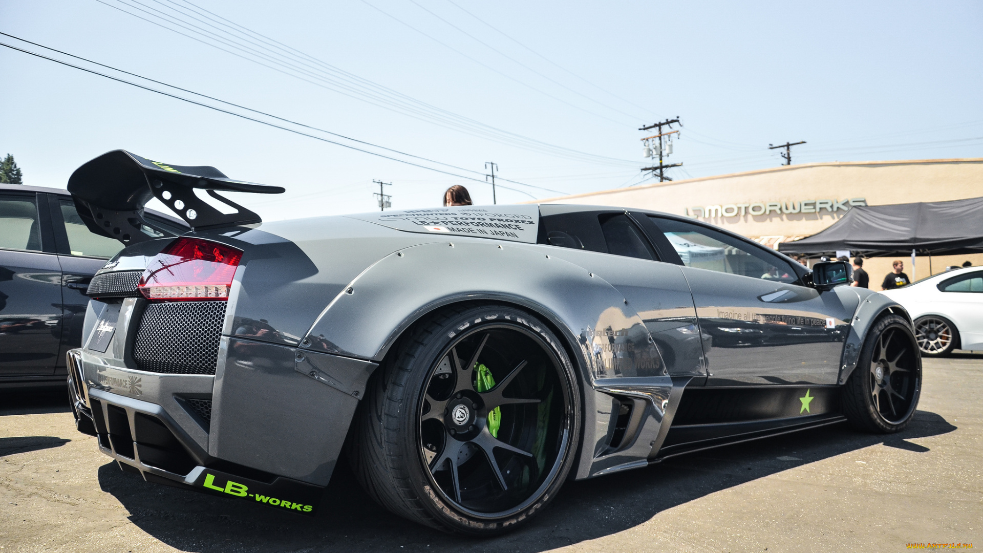 автомобили, выставки, уличные, фото, lamborghini, murcielago