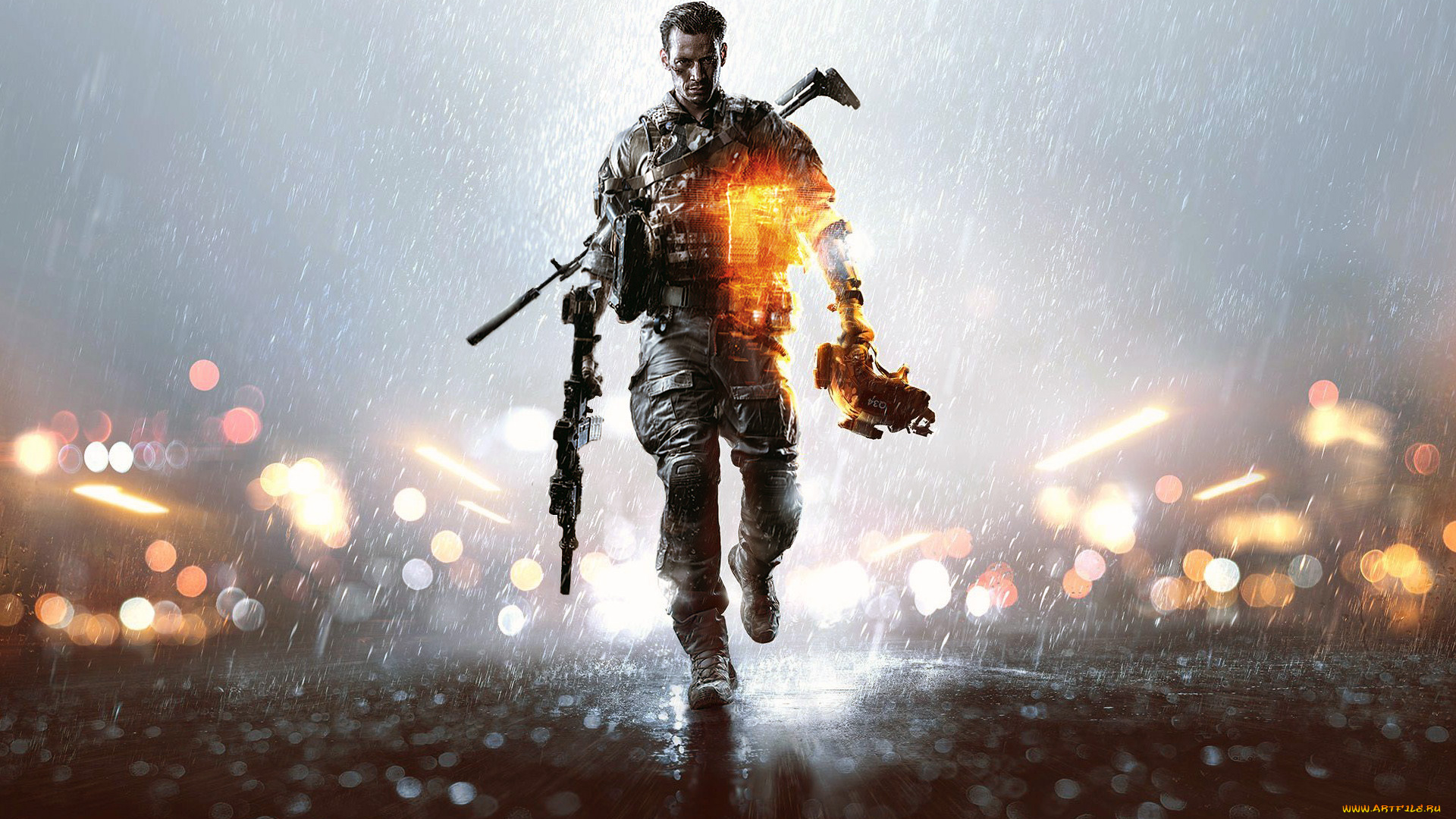 battlefield, видео, игры, солдат