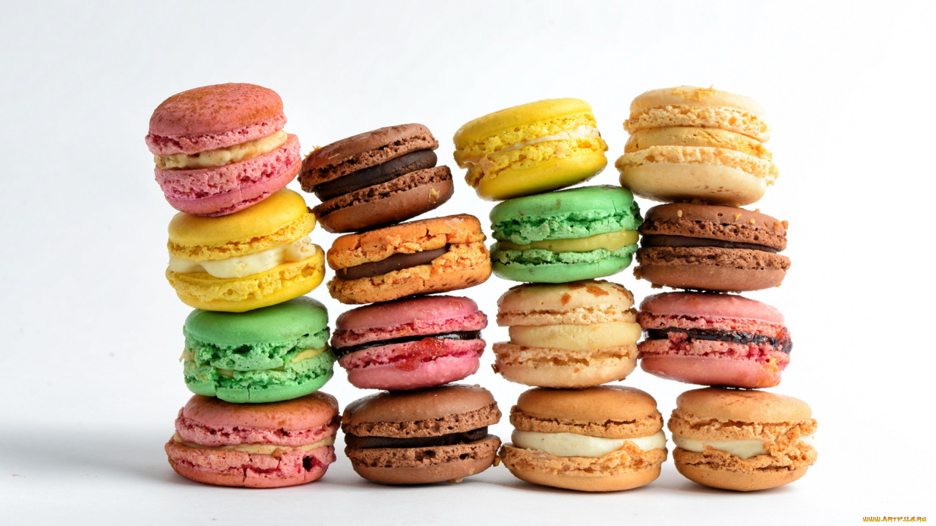 еда, пирожные, кексы, печенье, макаруны