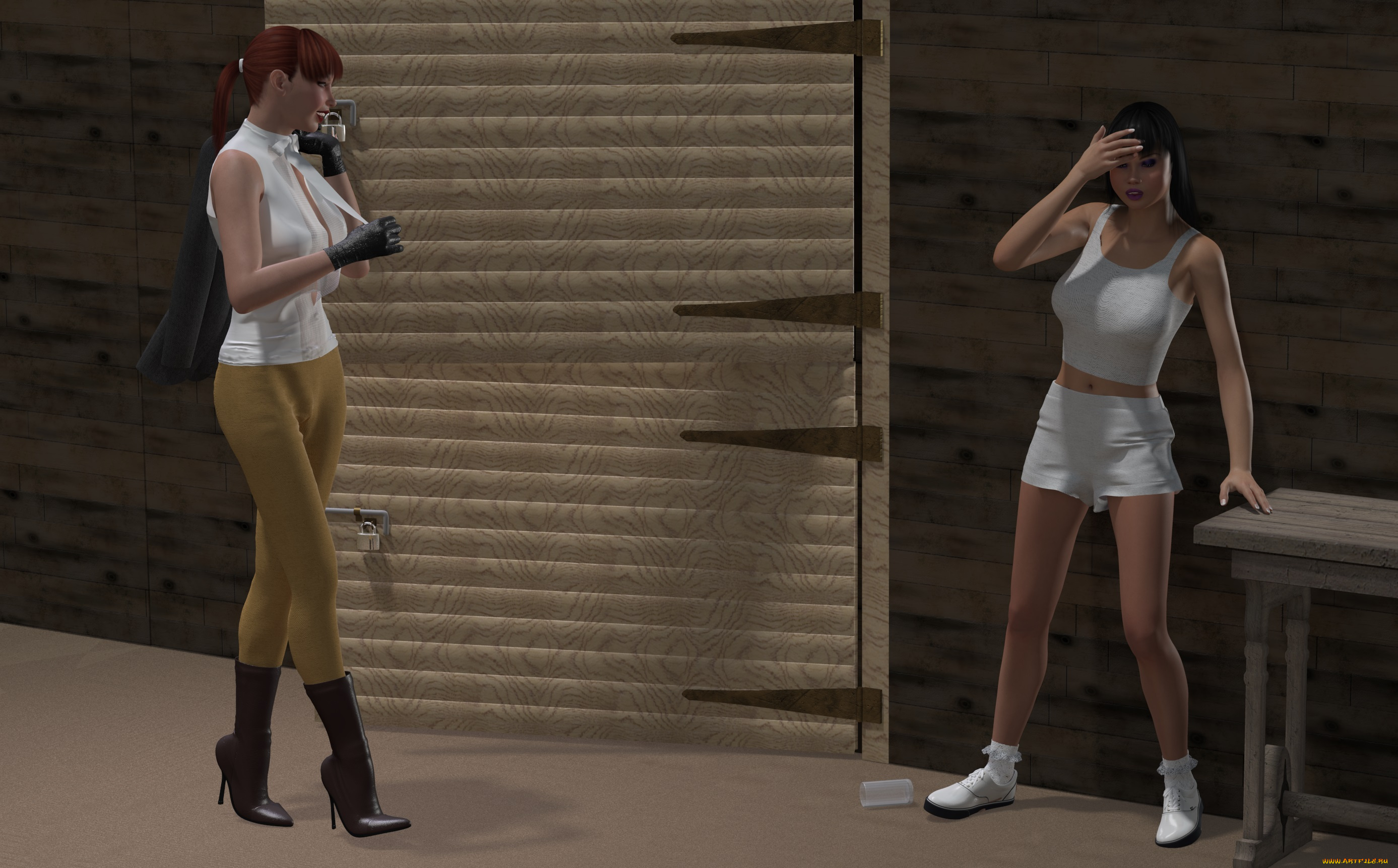 3д, графика, people, люди, девушки