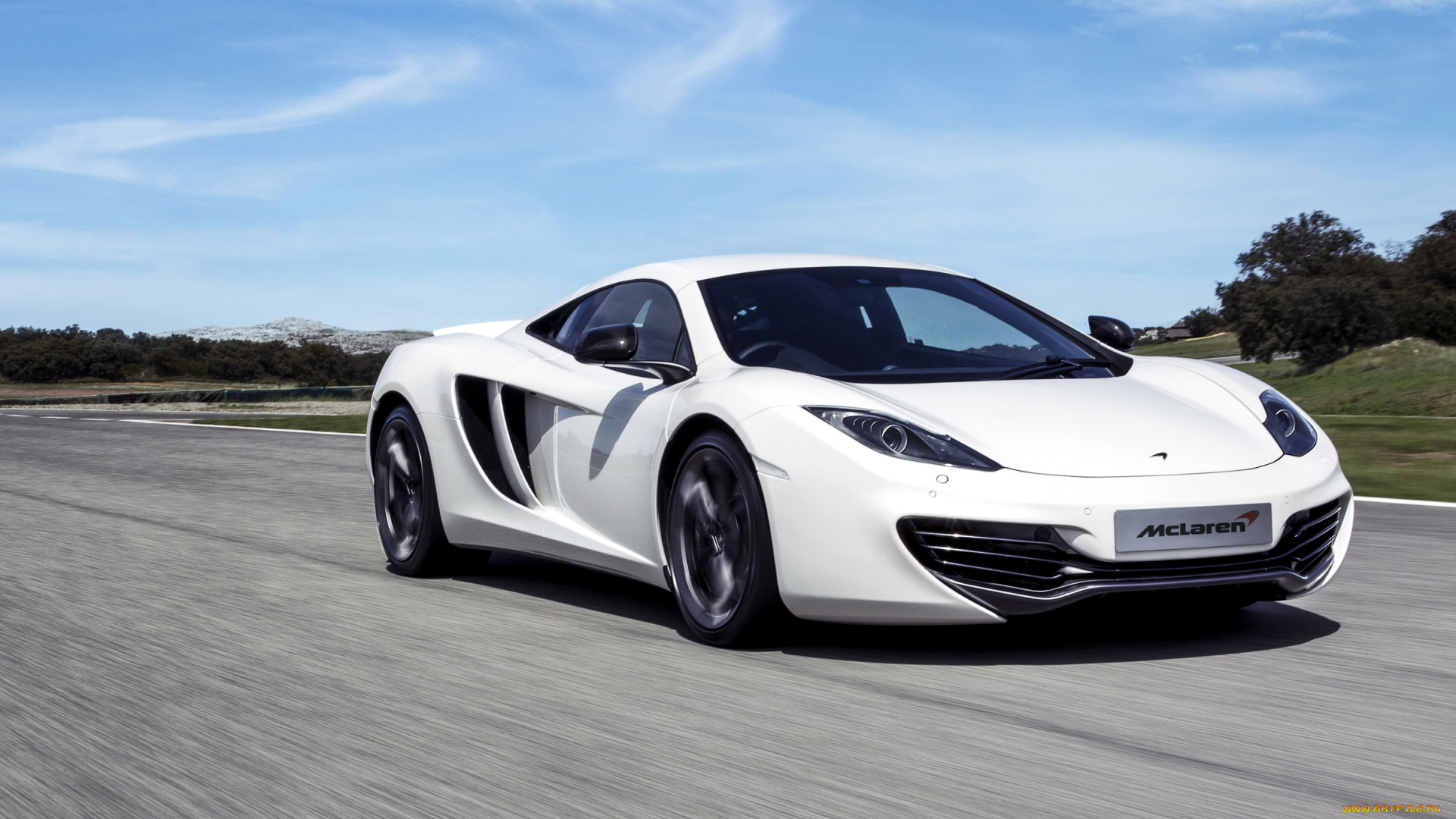 2013, mclaren, mp4-12c, автомобили, mclaren, дорога, белый