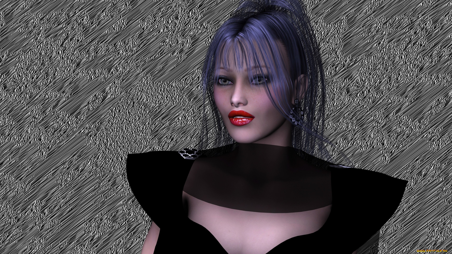 3д, графика, портрет, , portraits, фон, взгляд, девушка