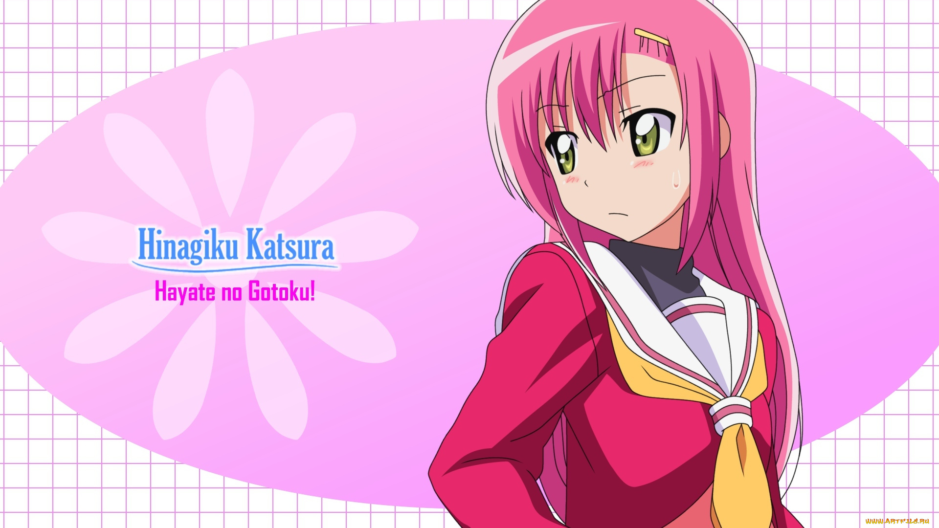 аниме, hayate, no, gotoku, девушка, фон, взгляд