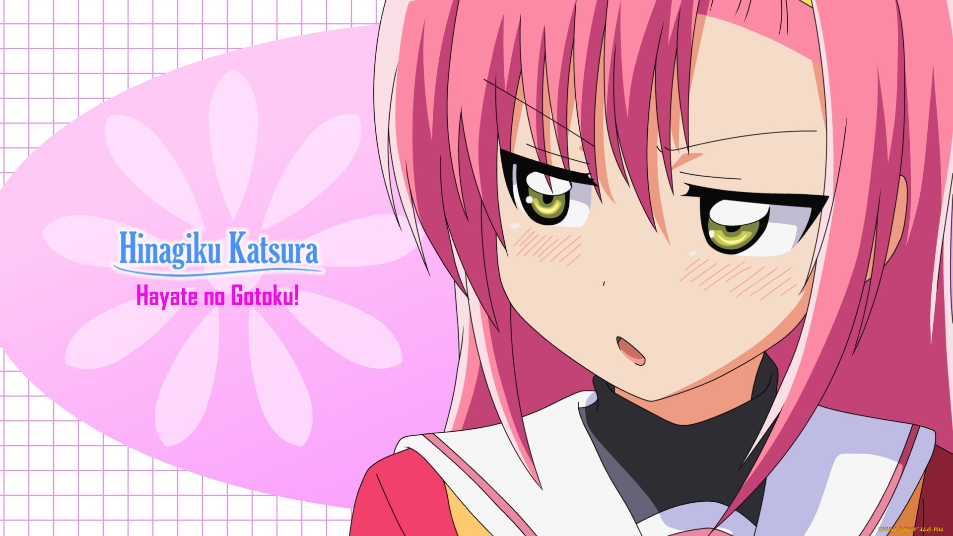 аниме, hayate, no, gotoku, фон, девушка, взгляд