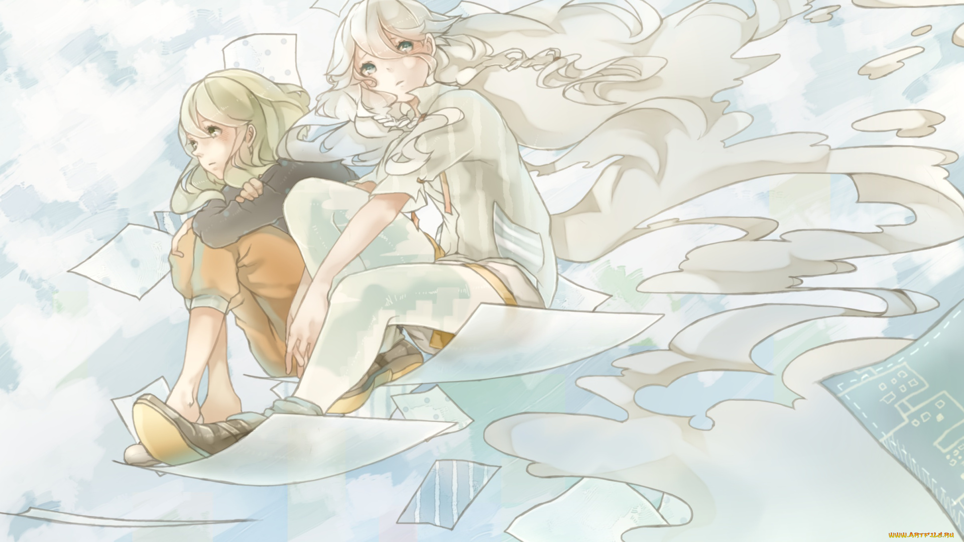 аниме, vocaloid, арт, вокалоид, девушки, mizutame, tori