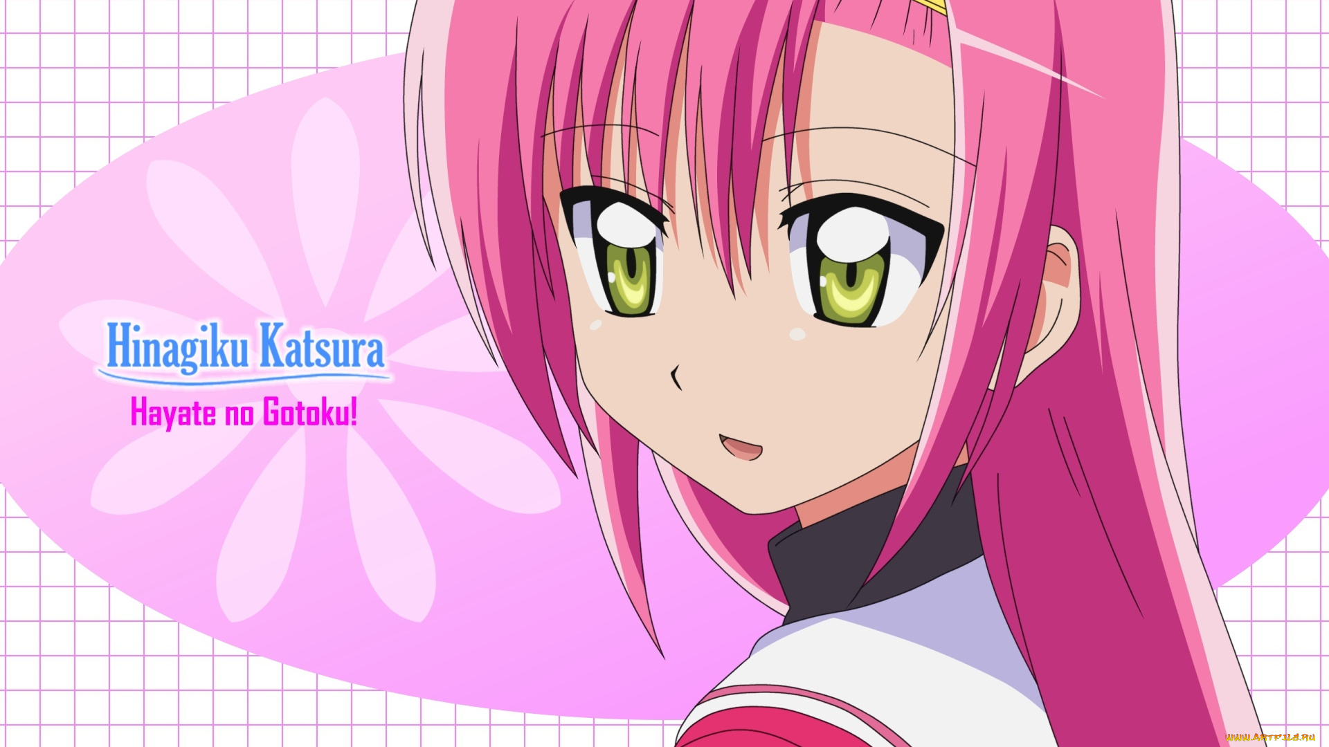 hayate, no, gotoku, аниме, взгляд, фон, девушка