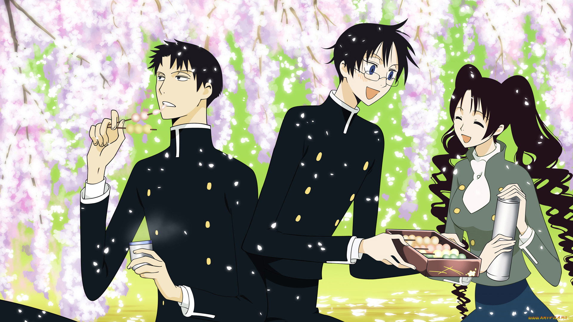 xxxholic, аниме, девушка, парни