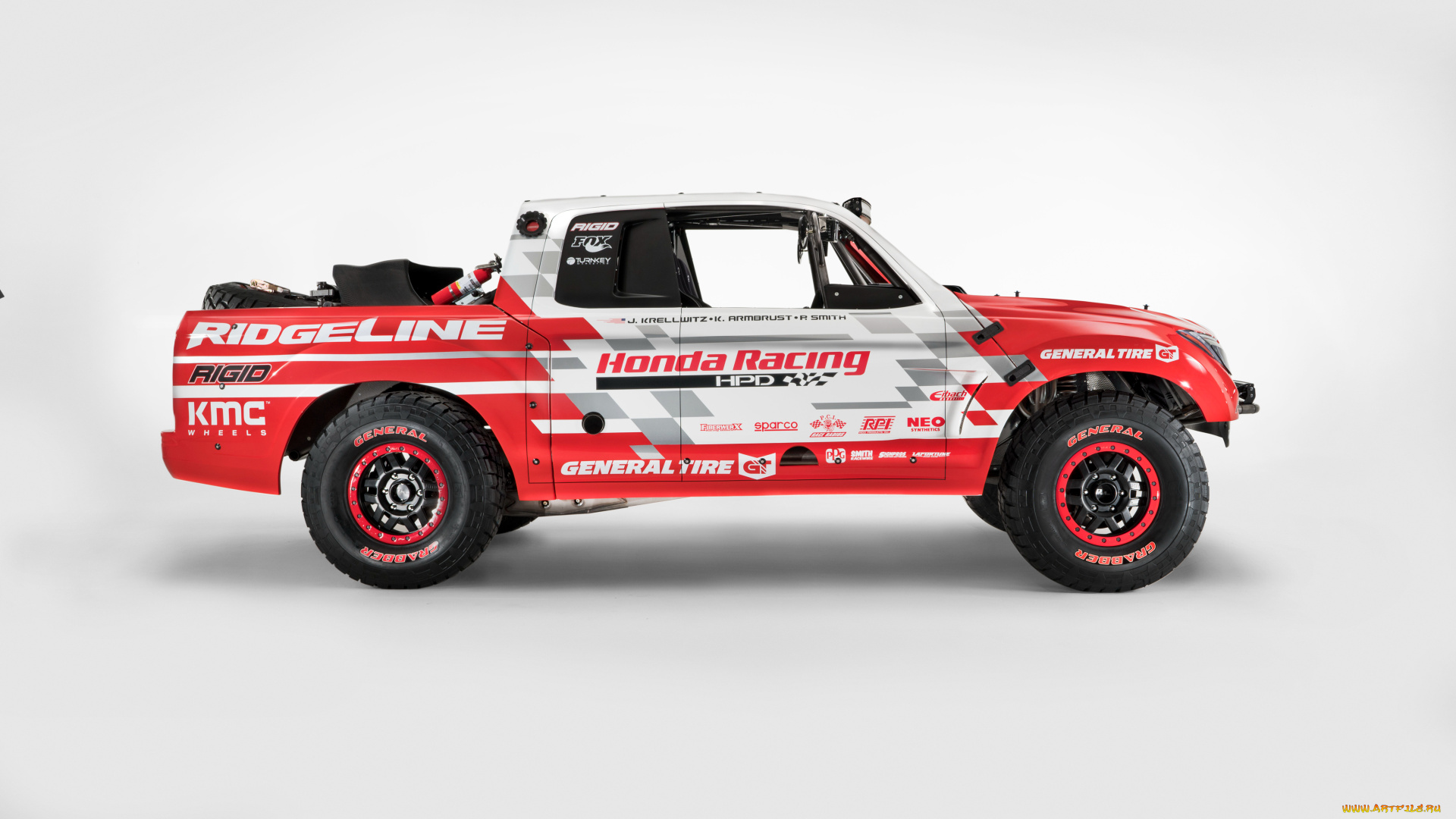 автомобили, honda, 2016г, truck, race, baja, ridgeline