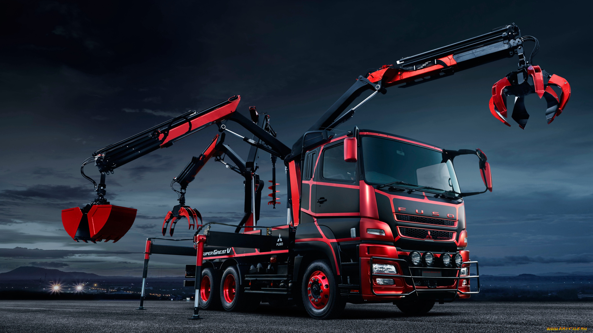 автомобили, mitsubishi, fuso, concept, грузовик, спецтехника