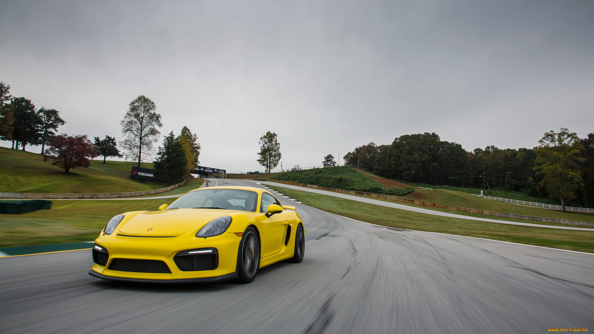 автомобили, porsche, us-spec, gt4, cayman, 2016г, желтый, 981c