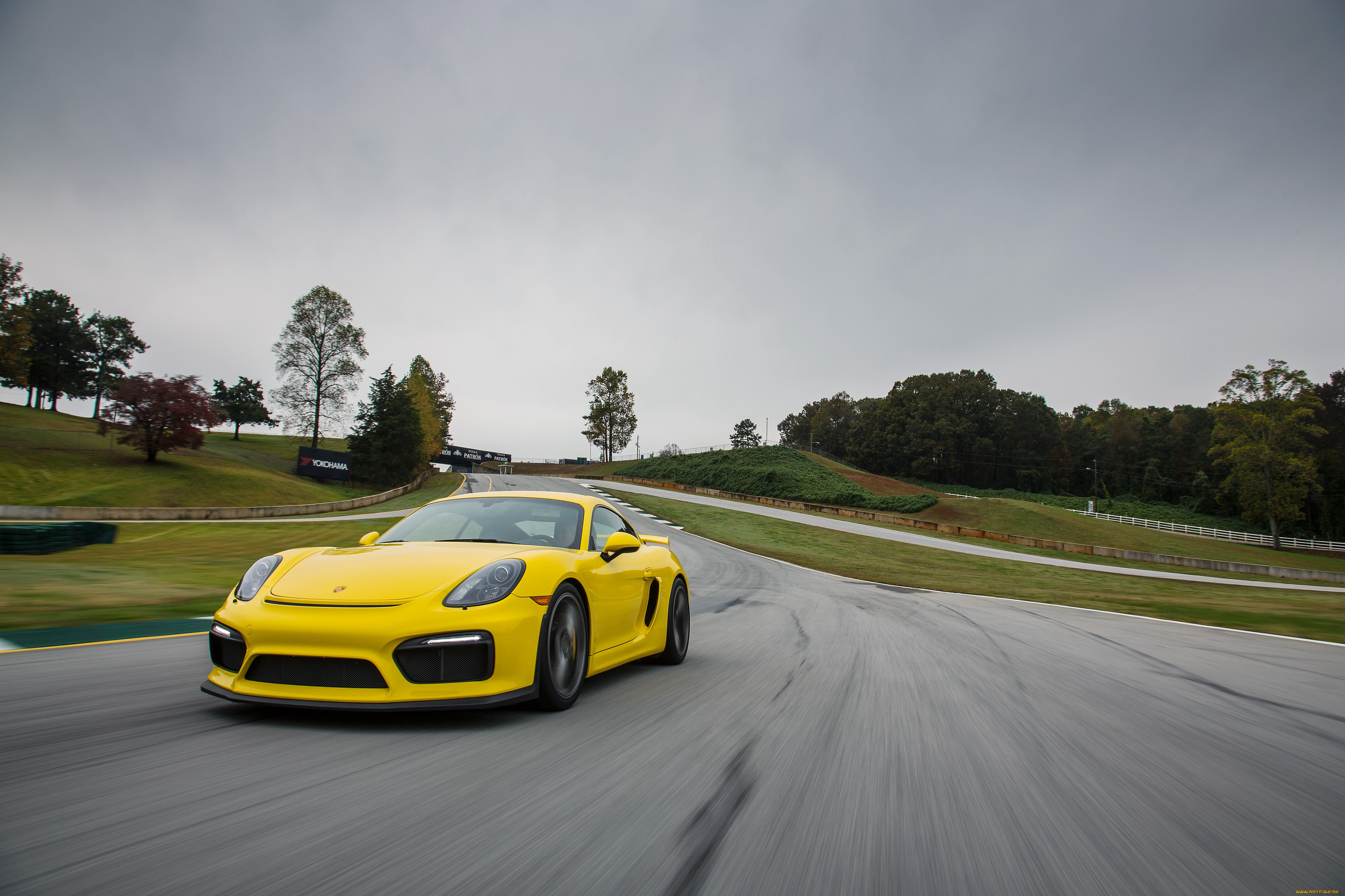 автомобили, porsche, us-spec, gt4, cayman, 2016г, желтый, 981c