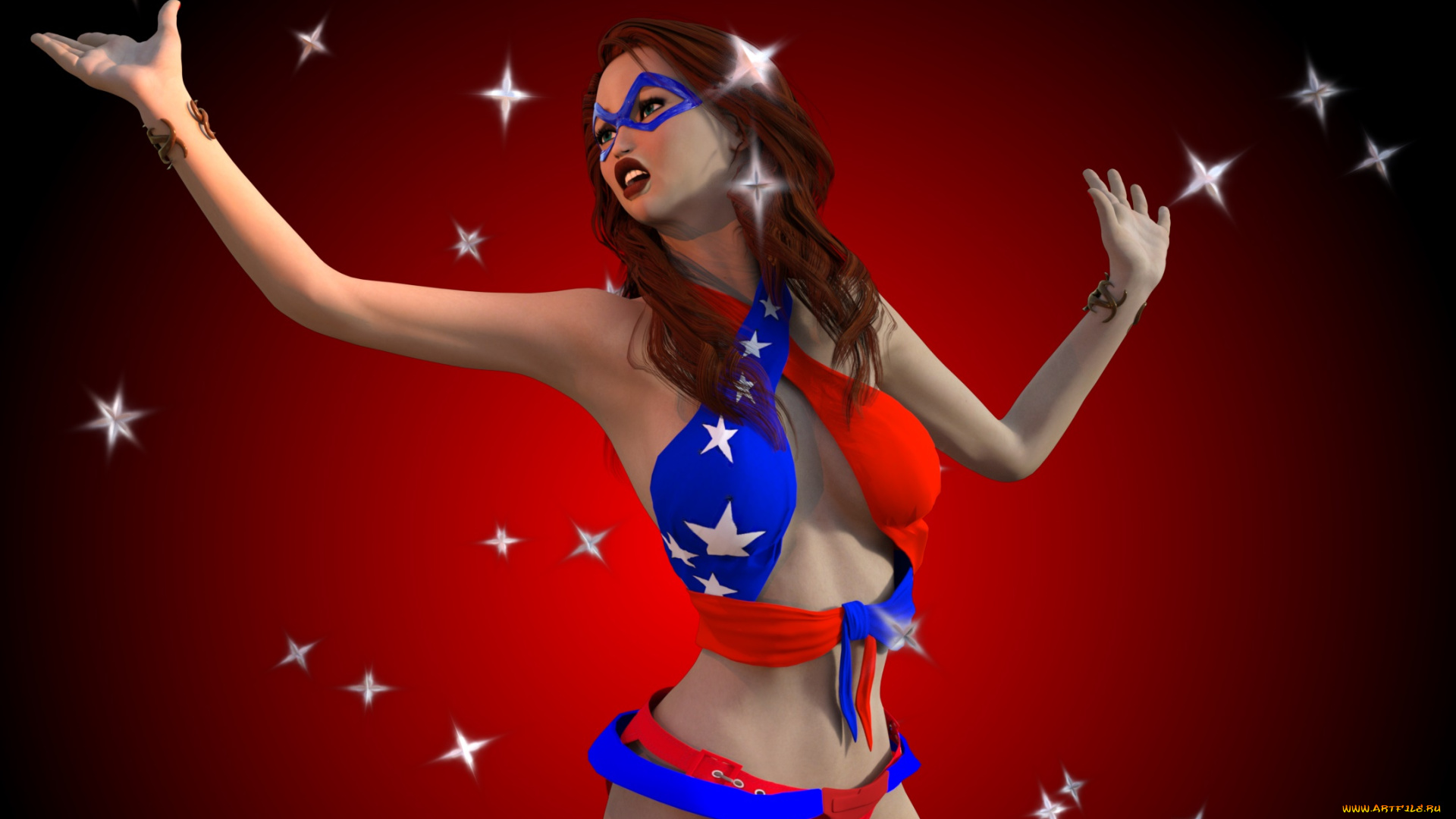 3д, графика, люди, , people, девушка, фон, взгляд