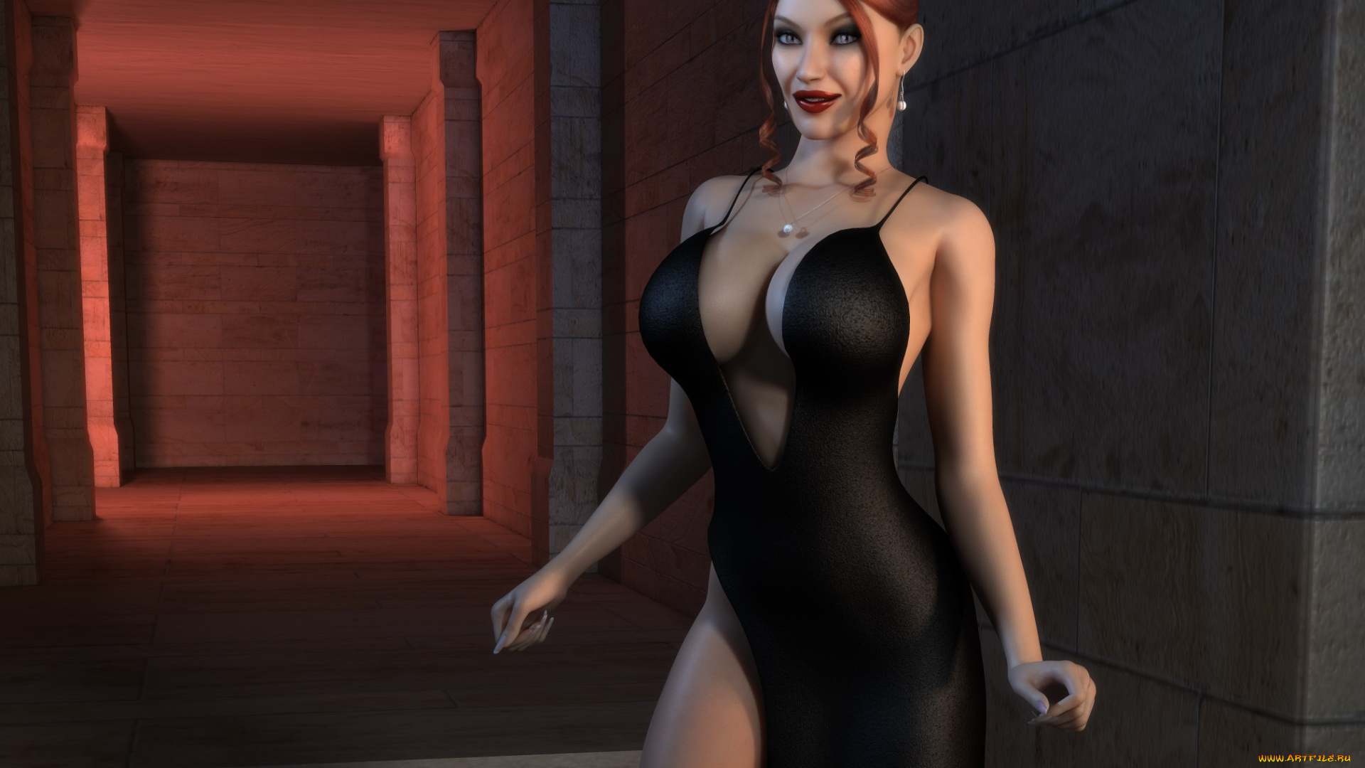 3д, графика, люди, , people, девушка, взгляд, фон