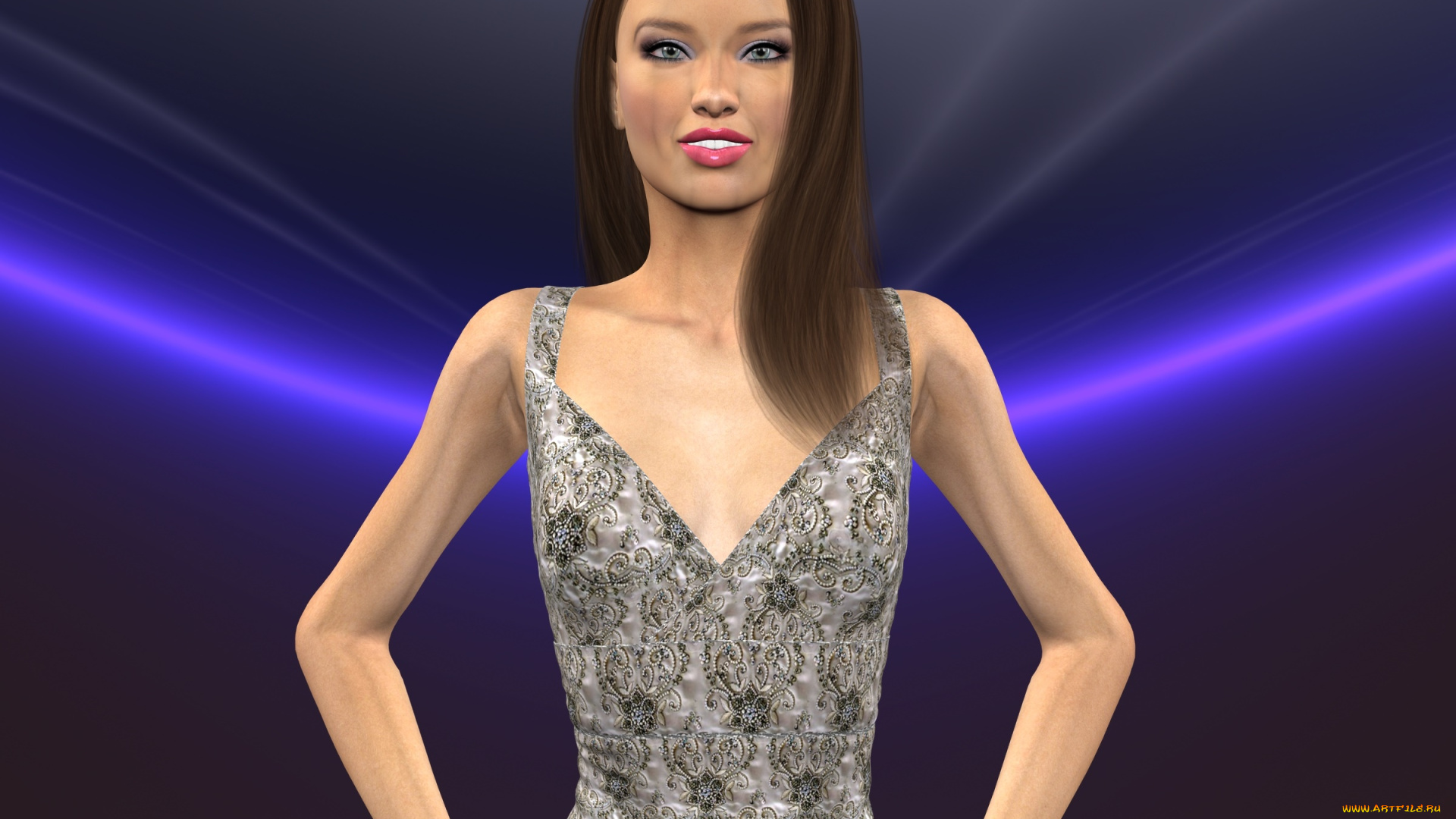 3д, графика, люди, , people, фон, взгляд, девушка