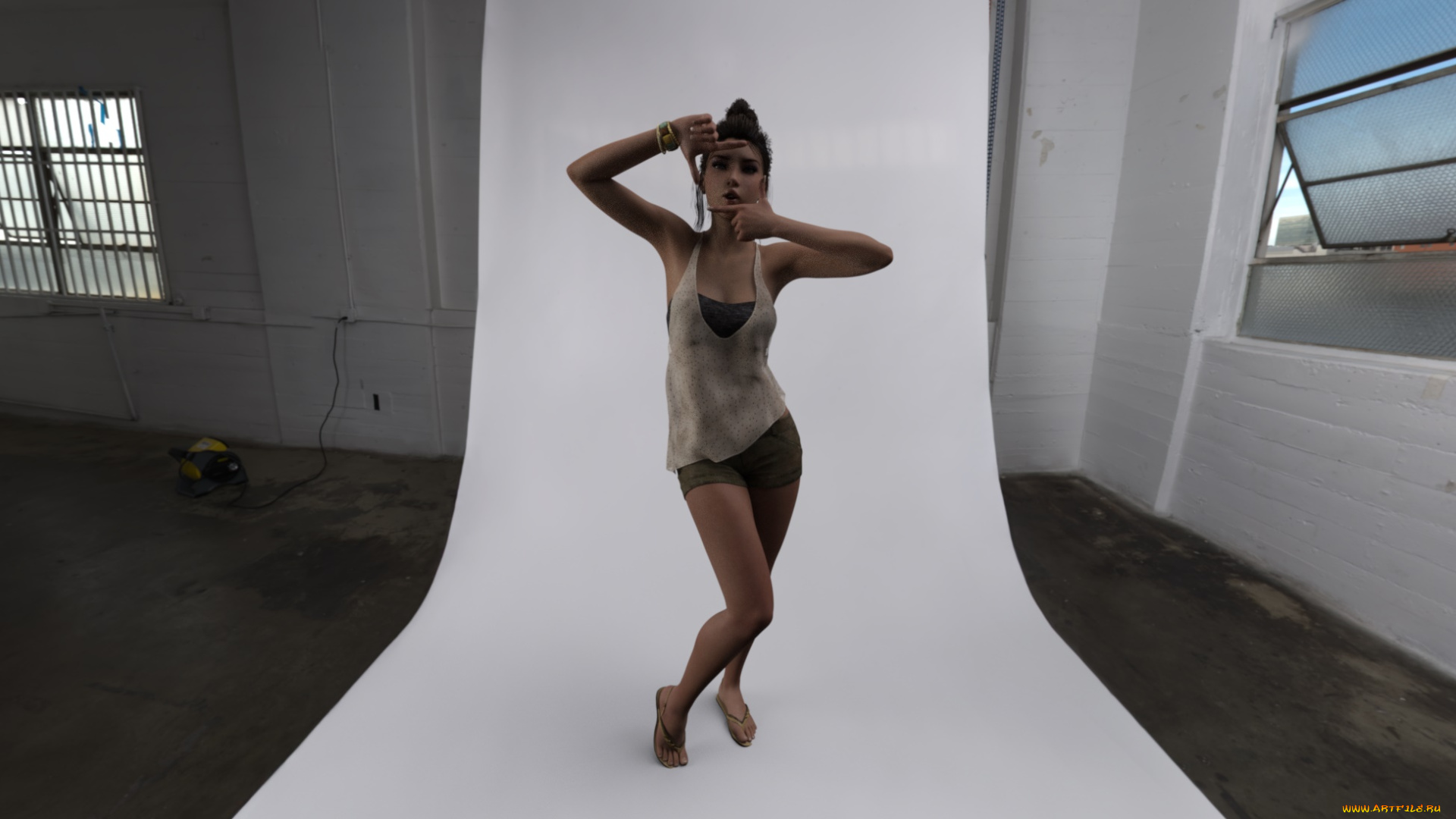 3д, графика, люди, , people, взгляд, девушка, фон