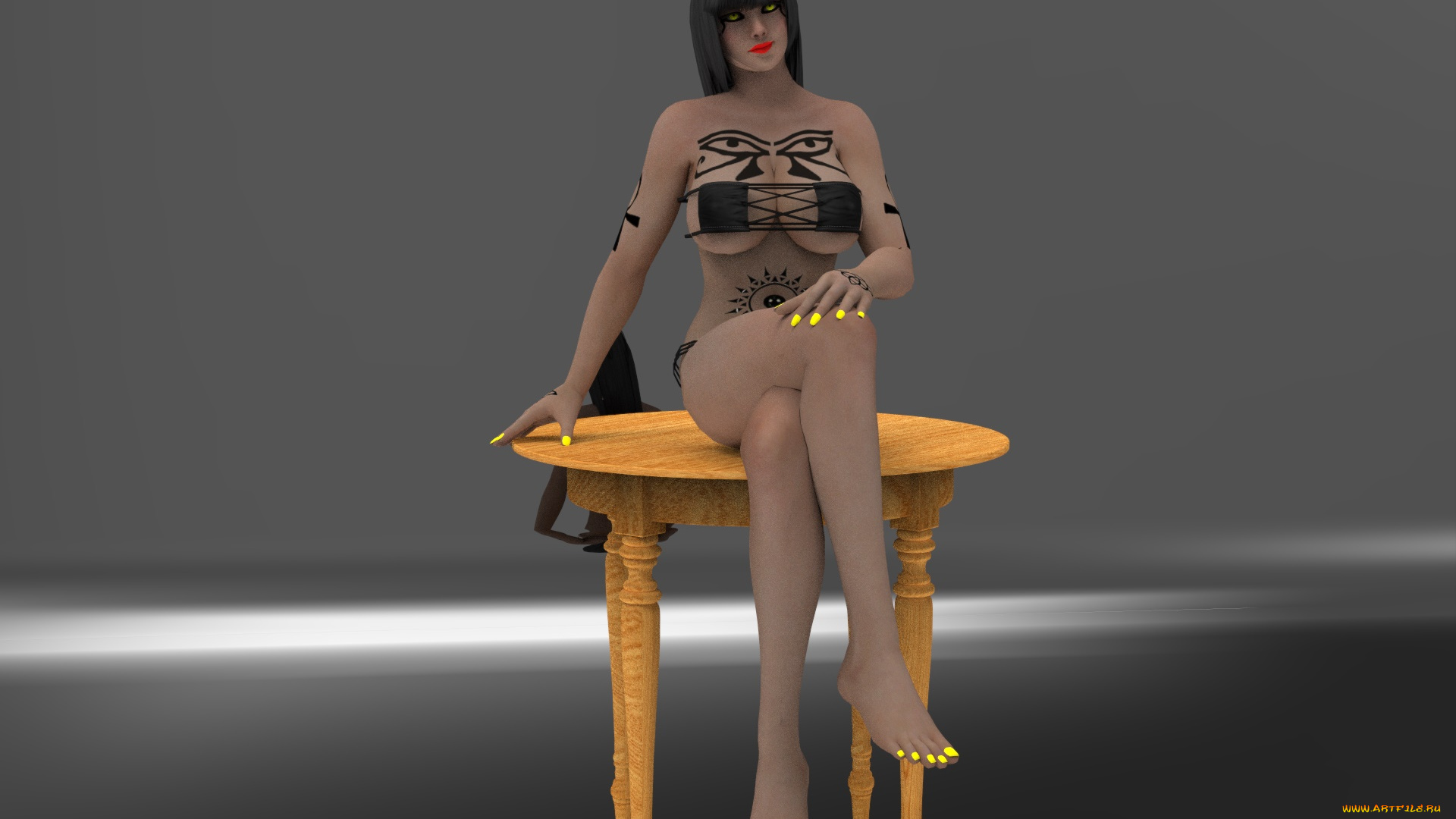 3д, графика, люди, , people, взгляд, девушка, фон