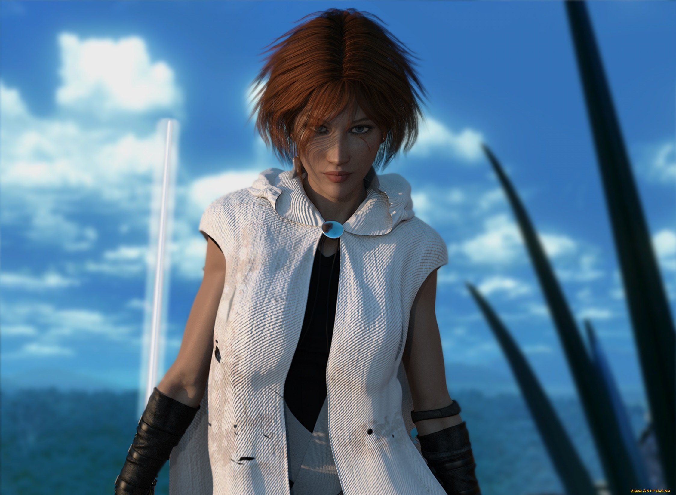 3д, графика, люди, , people, девушка, фон, взгляд