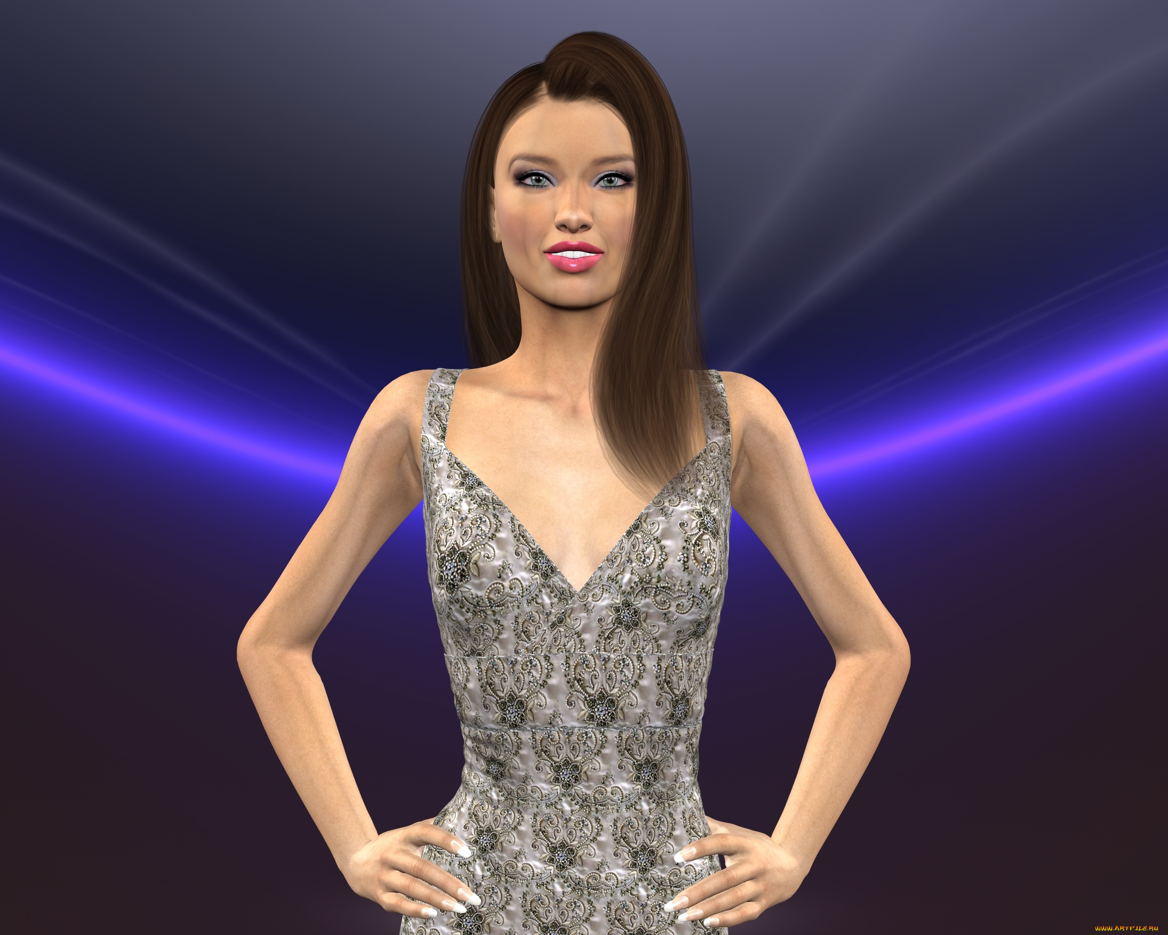 3д, графика, люди, , people, фон, взгляд, девушка