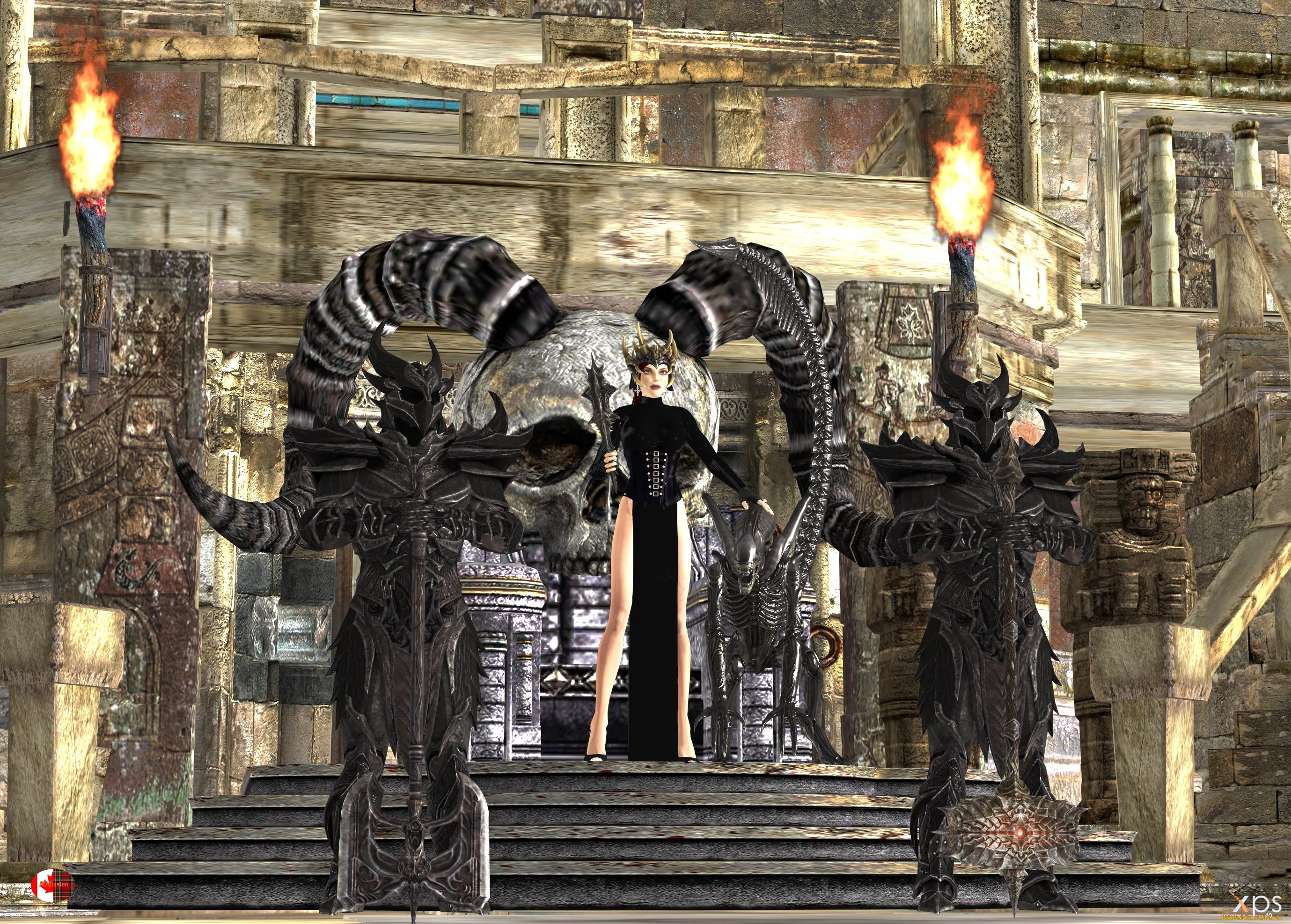 3д, графика, фантазия, , fantasy, фон, взгляд, девушка