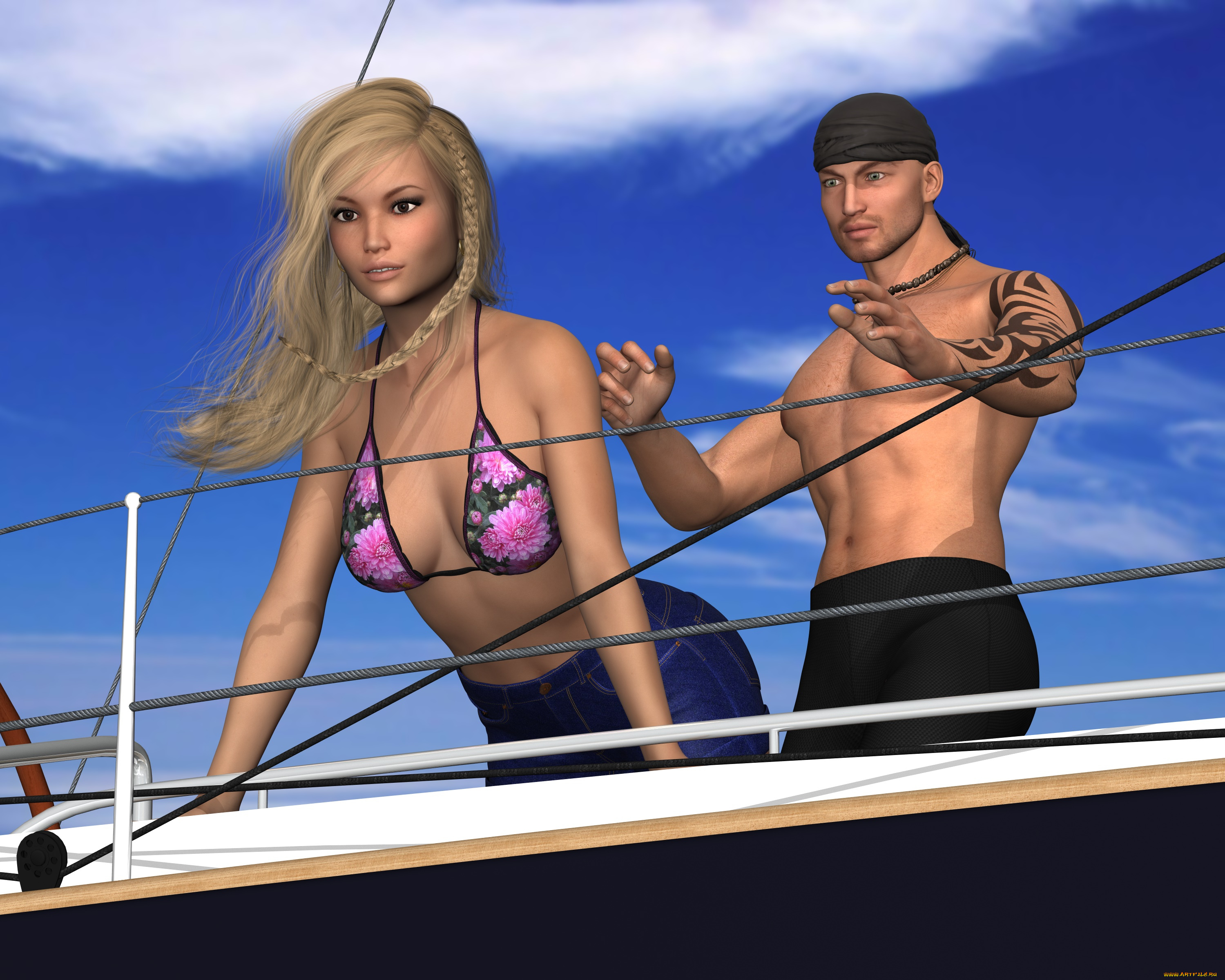 fatal, diving, 3д, графика, фантазия, , fantasy, девушка, взгляд, фон