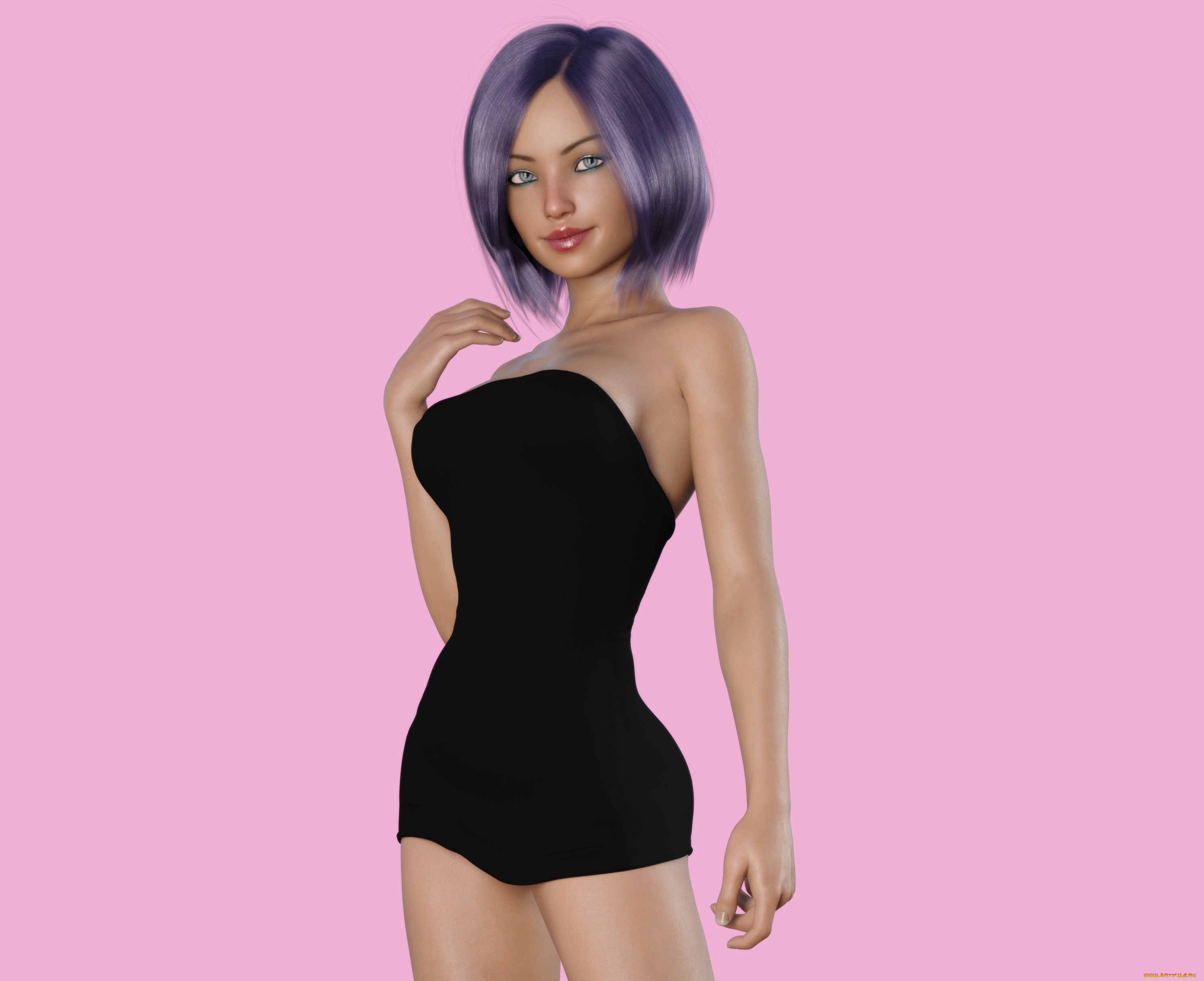 3д, графика, люди, , people, девушка, взгляд, фон