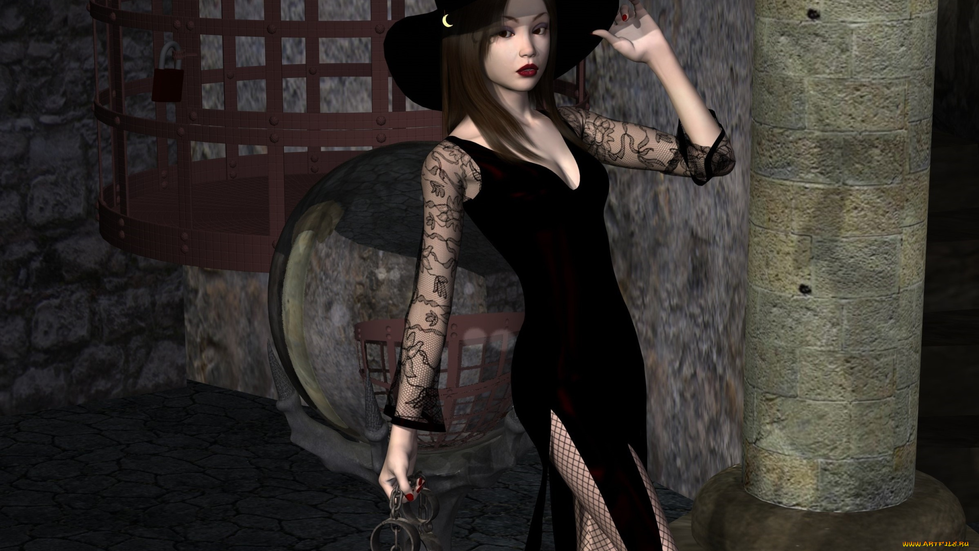 3д, графика, праздники, , holidays, девушка, взгляд, фон