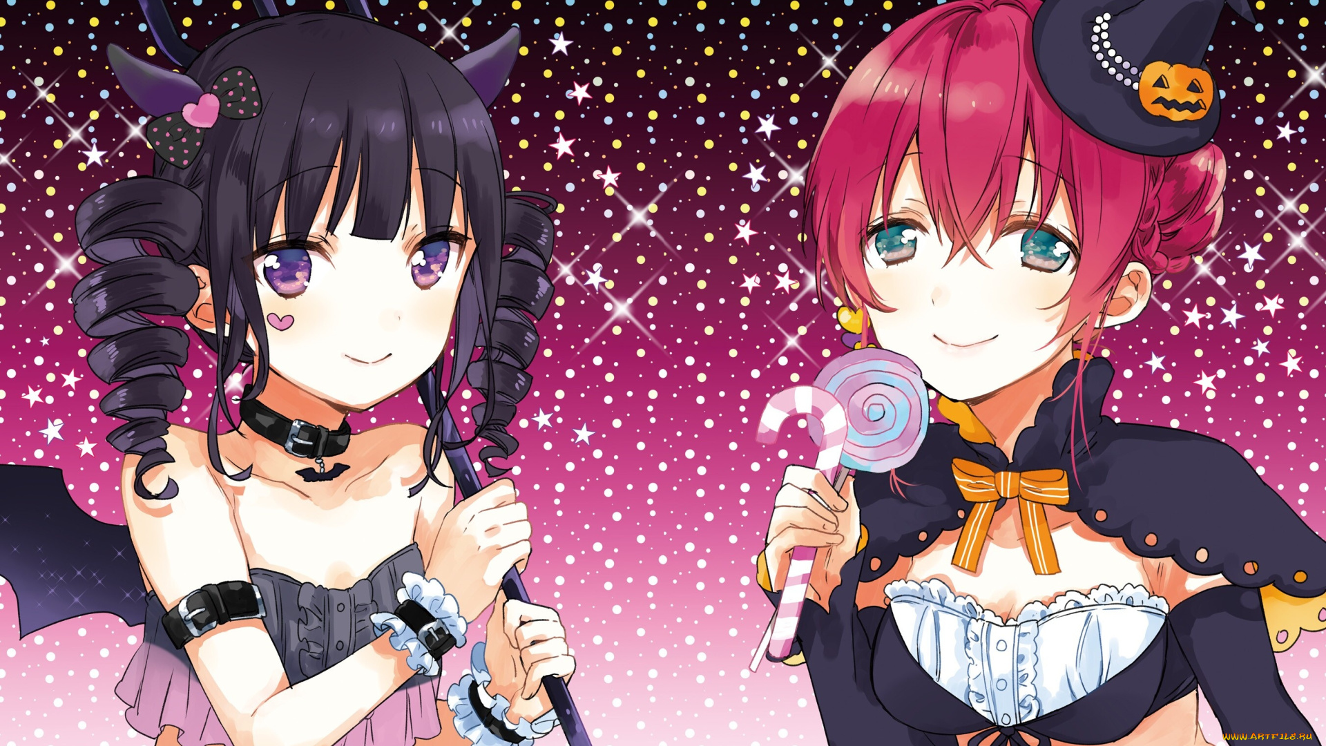 аниме, blend, s, девочки