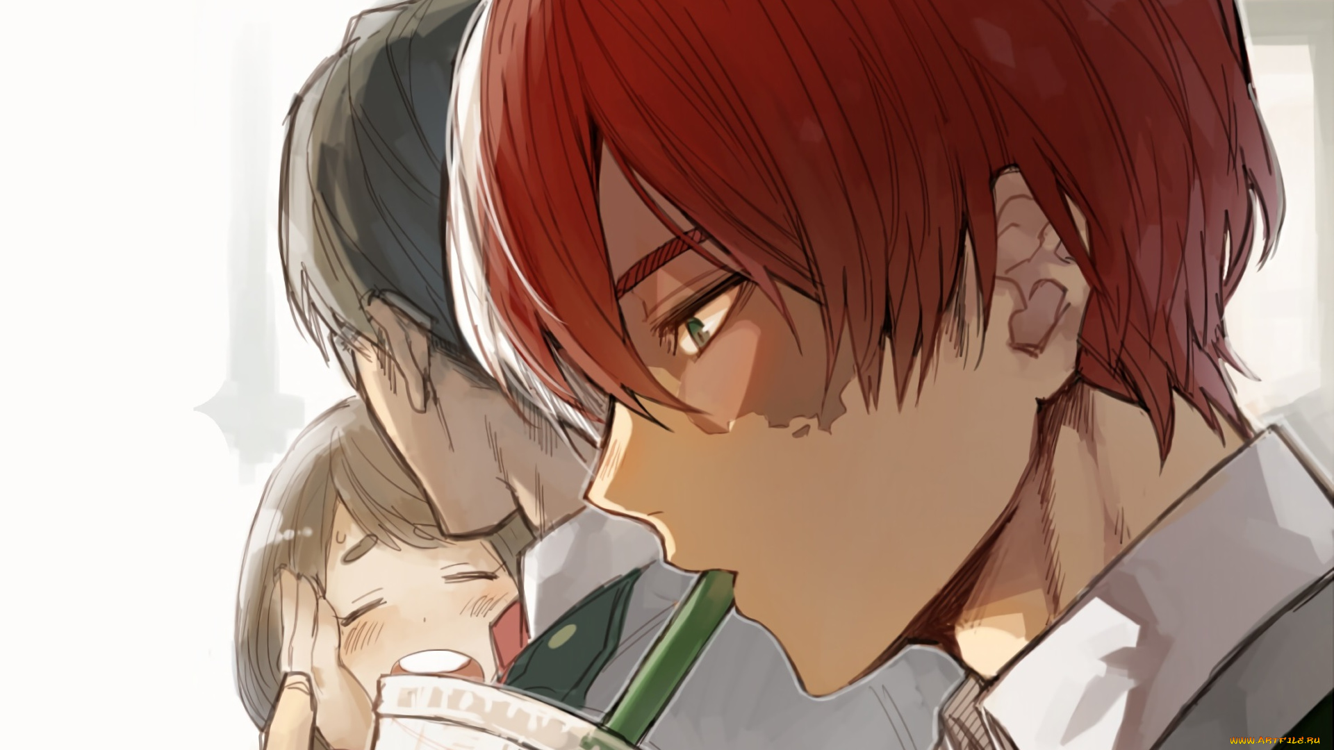 аниме, boku, no, hero, academia, шото