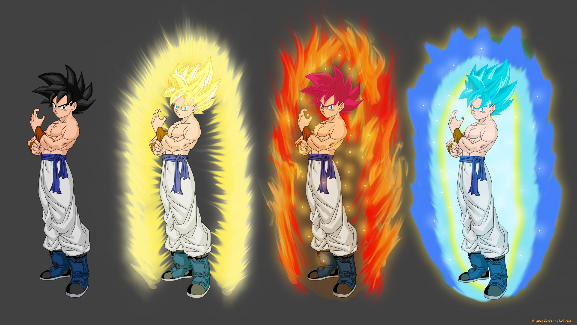 аниме, dragon, ball, dragon, ball, super