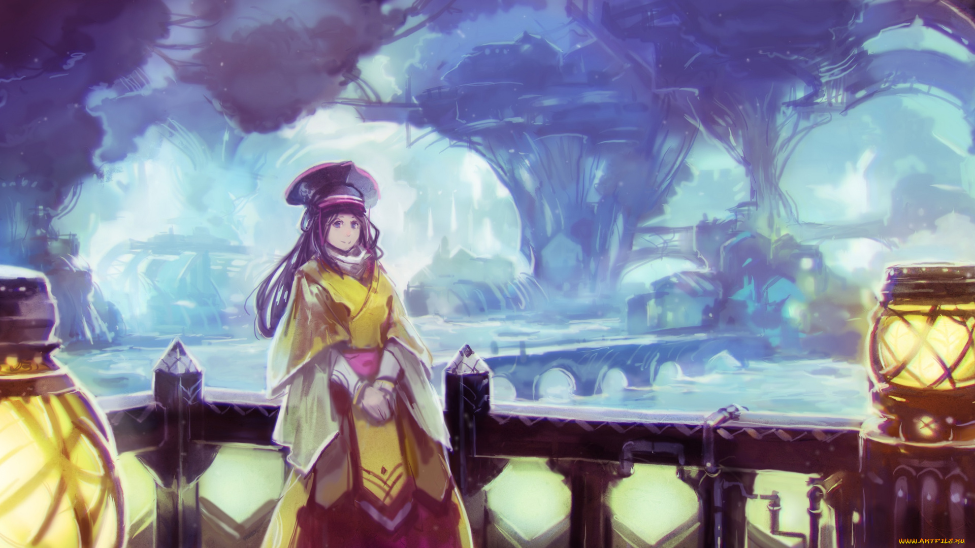 аниме, город, , улицы, , интерьер, , здания, okuto