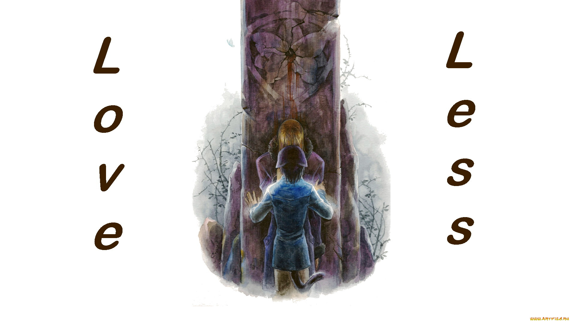 аниме, loveless, агатсума, рицка, соби, столб, хвост, нелюбимые